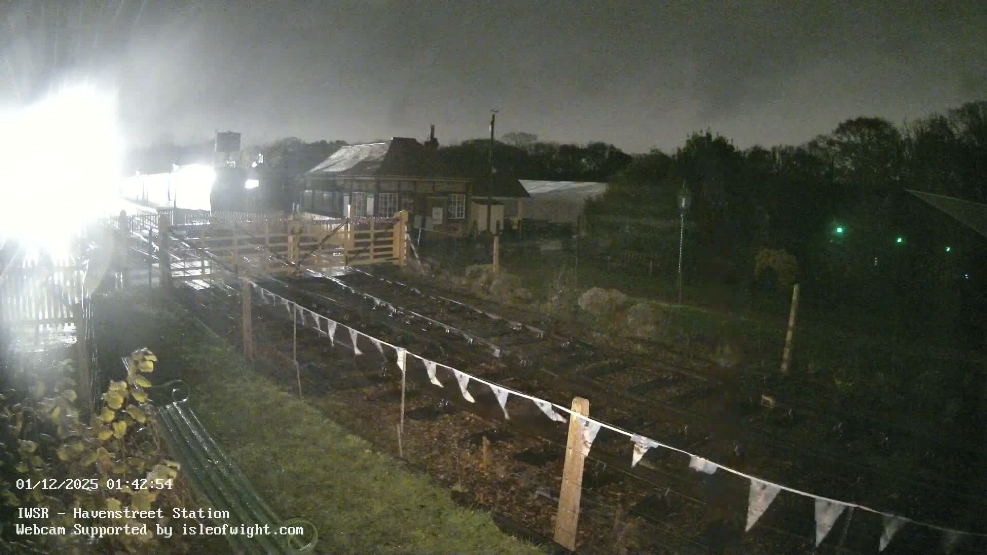Isle of Wight Steam Railway, Havenstreet Train Station Live Cam - Havenstreet & Ashey, Isle of Wight, Southeast, England, United Kingdom