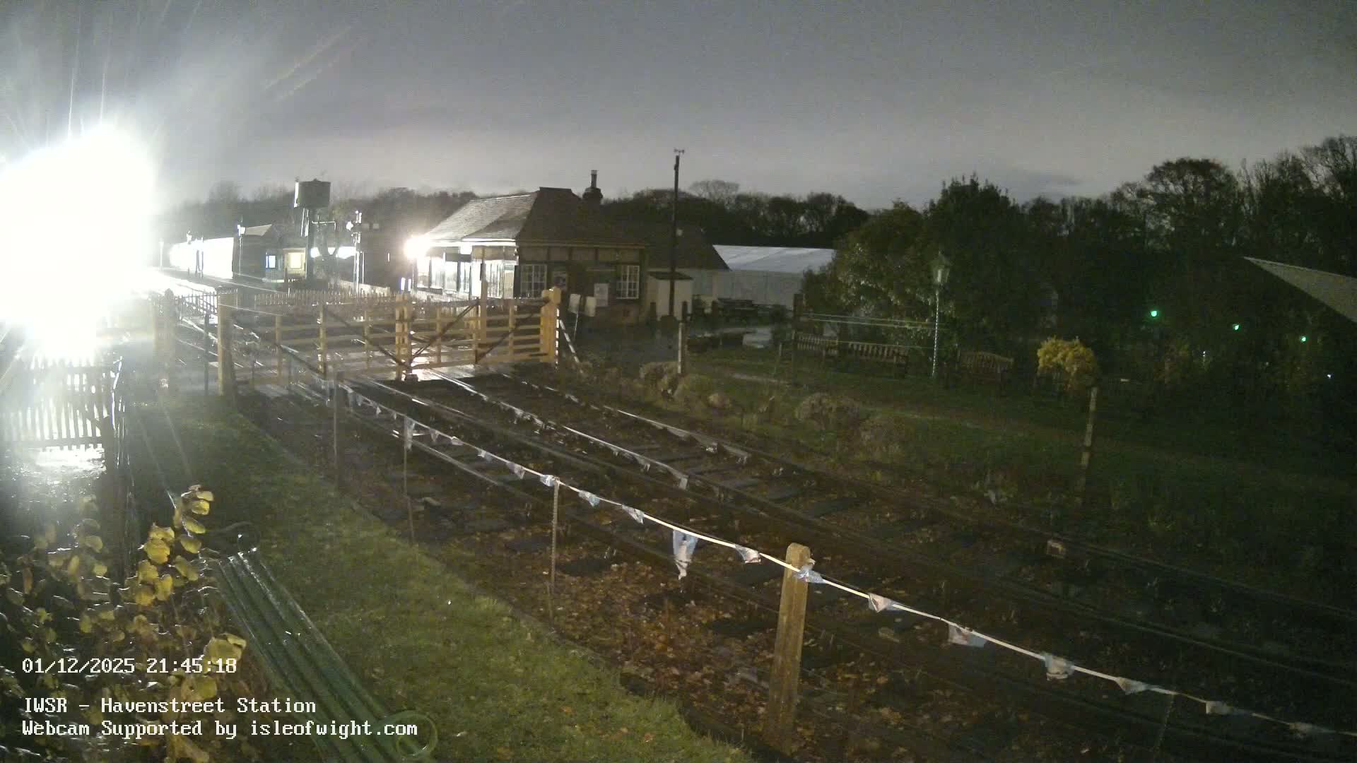 Isle of Wight Steam Railway, Havenstreet Train Station Live Cam - Havenstreet & Ashey, Isle of Wight, Southeast, England, United Kingdom
