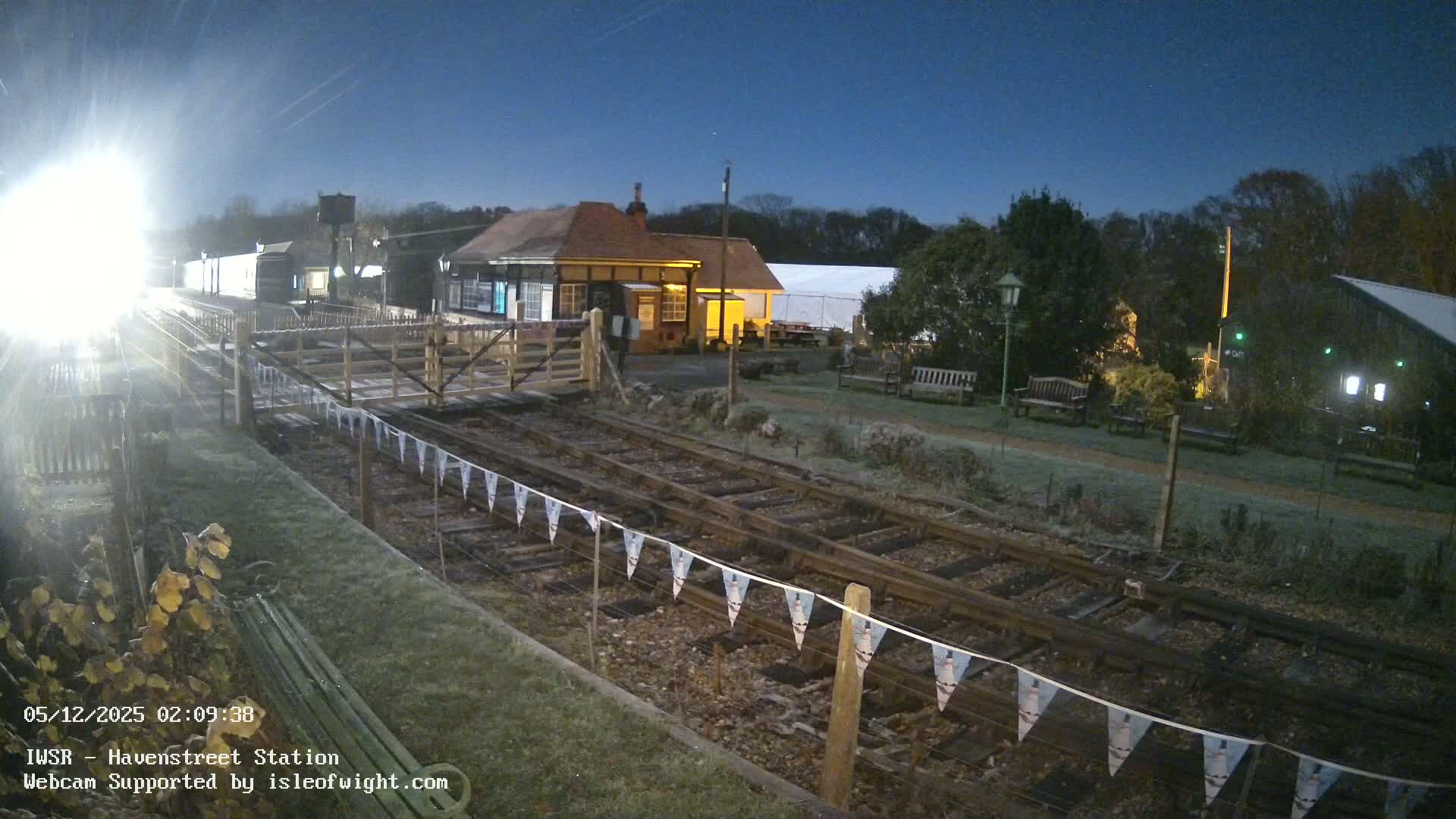Isle of Wight Steam Railway, Havenstreet Train Station Live Cam - Havenstreet & Ashey, Isle of Wight, Southeast, England, United Kingdom
