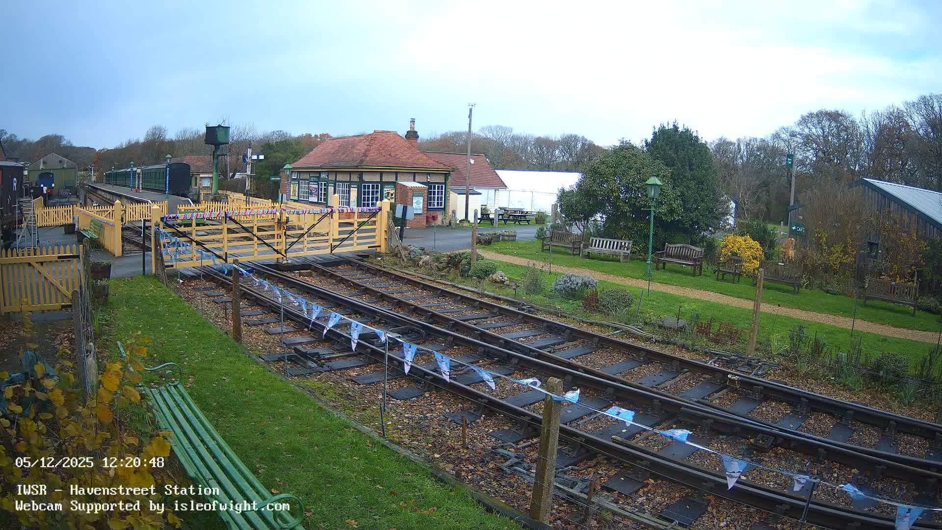 Isle of Wight Steam Railway, Havenstreet Train Station Live Cam - Havenstreet & Ashey, Isle of Wight, Southeast, England, United Kingdom
