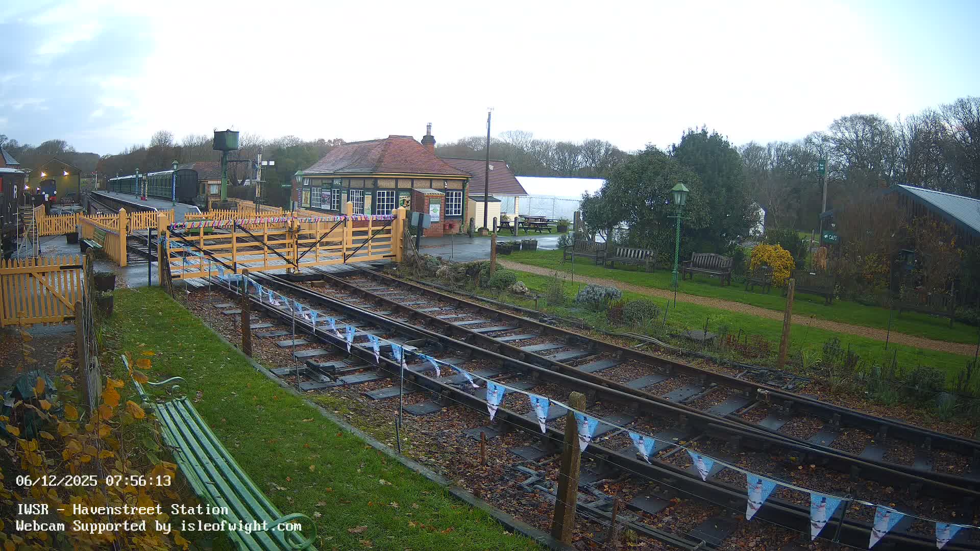 Isle of Wight Steam Railway, Havenstreet Train Station Live Cam - Havenstreet & Ashey, Isle of Wight, Southeast, England, United Kingdom