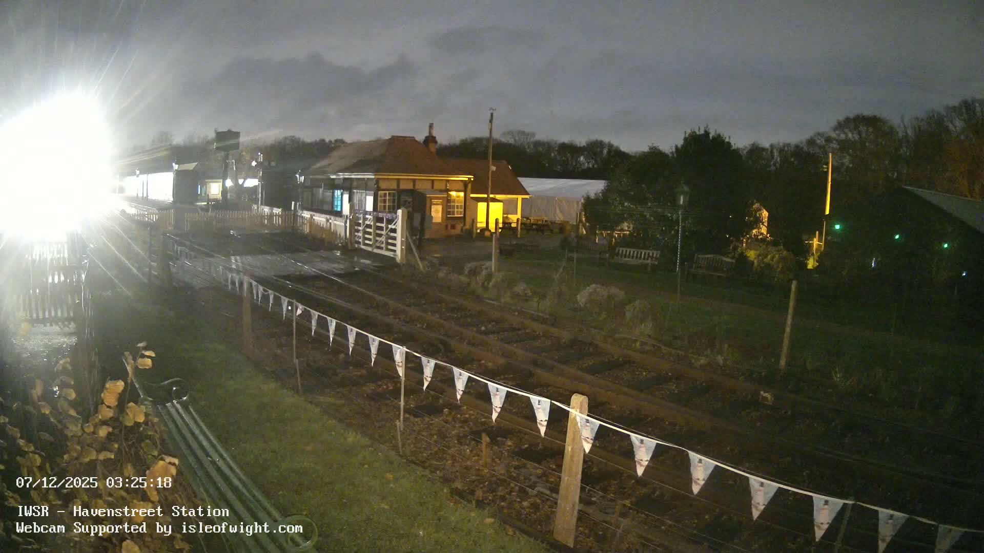 Isle of Wight Steam Railway, Havenstreet Train Station Live Cam - Havenstreet & Ashey, Isle of Wight, Southeast, England, United Kingdom