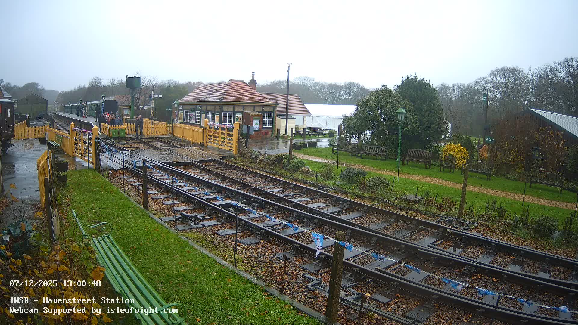 Isle of Wight Steam Railway, Havenstreet Train Station Live Cam - Havenstreet & Ashey, Isle of Wight, Southeast, England, United Kingdom