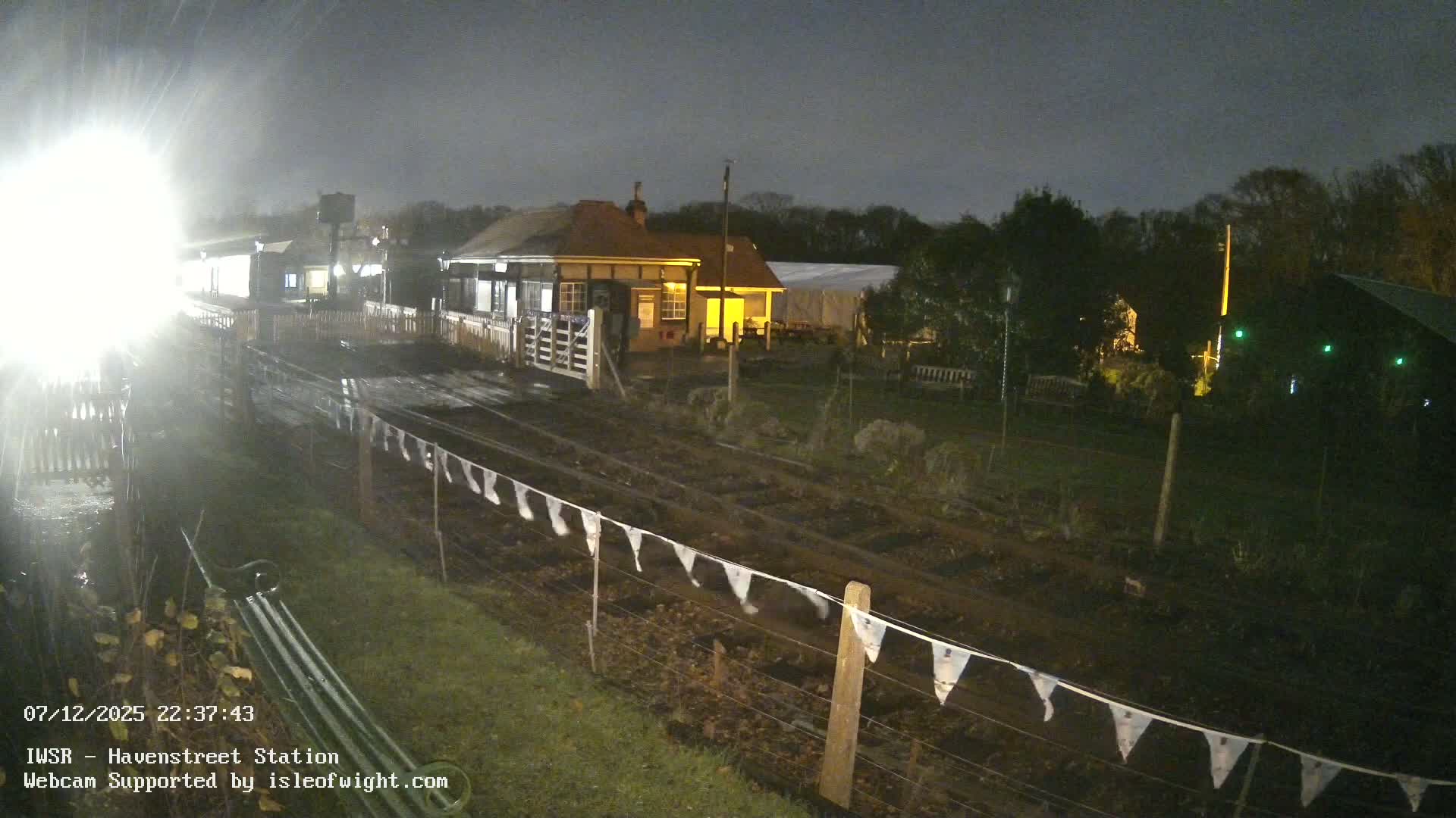 Isle of Wight Steam Railway, Havenstreet Train Station Live Cam - Havenstreet & Ashey, Isle of Wight, Southeast, England, United Kingdom