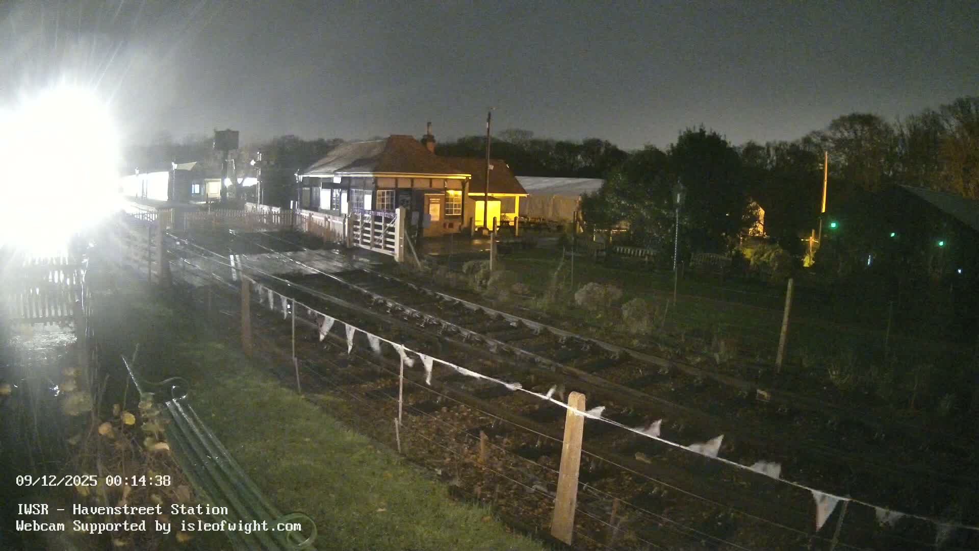 Isle of Wight Steam Railway, Havenstreet Train Station Live Cam - Havenstreet & Ashey, Isle of Wight, Southeast, England, United Kingdom