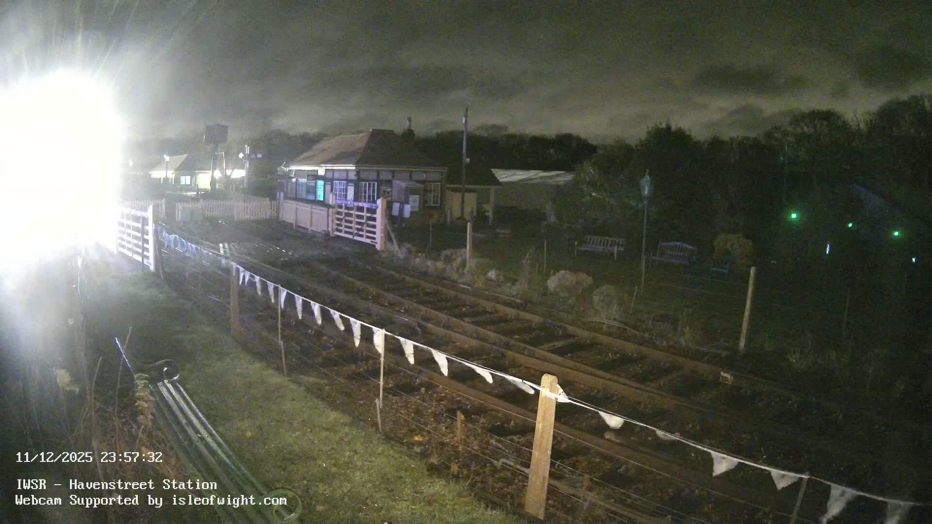 Isle of Wight Steam Railway, Havenstreet Train Station Live Cam - Havenstreet & Ashey, Isle of Wight, Southeast, England, United Kingdom