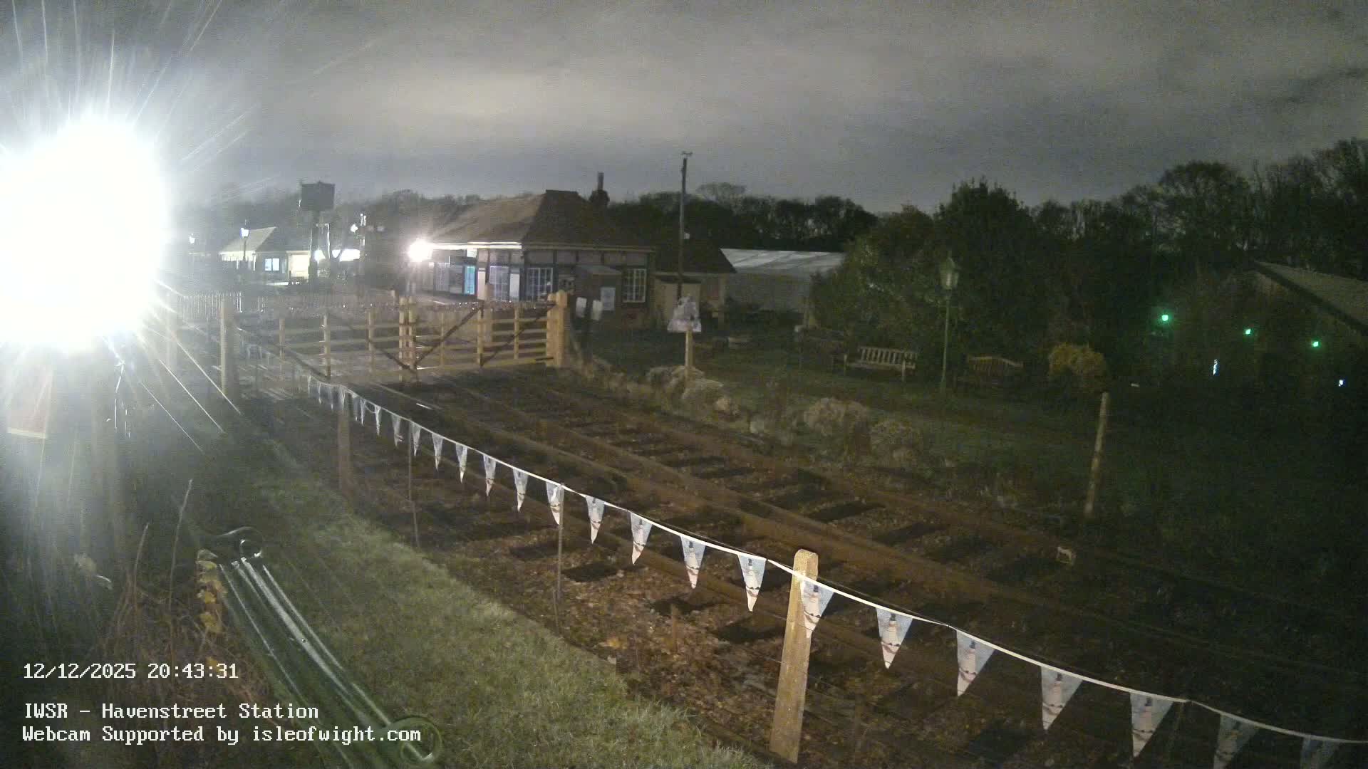 Isle of Wight Steam Railway, Havenstreet Train Station Live Cam - Havenstreet & Ashey, Isle of Wight, Southeast, England, United Kingdom