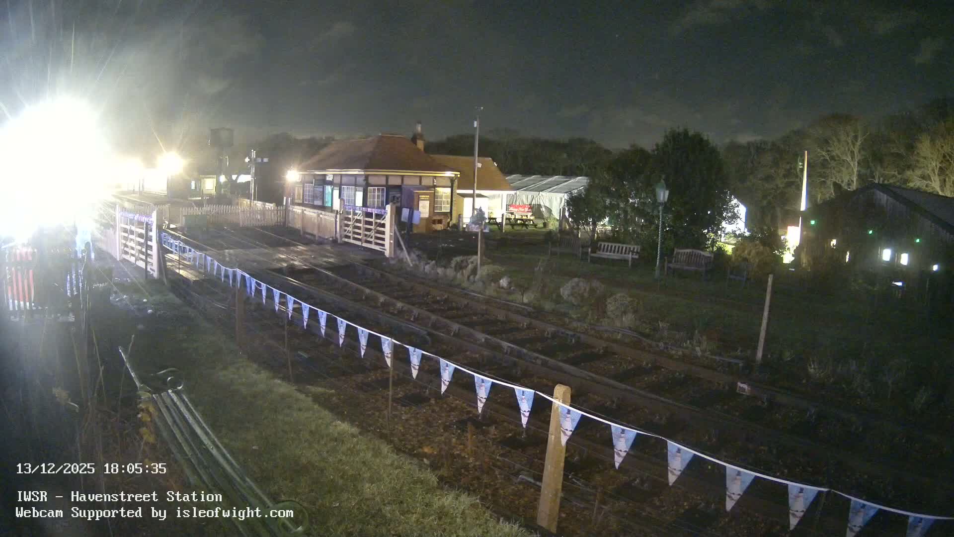 Isle of Wight Steam Railway, Havenstreet Train Station Live Cam - Havenstreet & Ashey, Isle of Wight, Southeast, England, United Kingdom