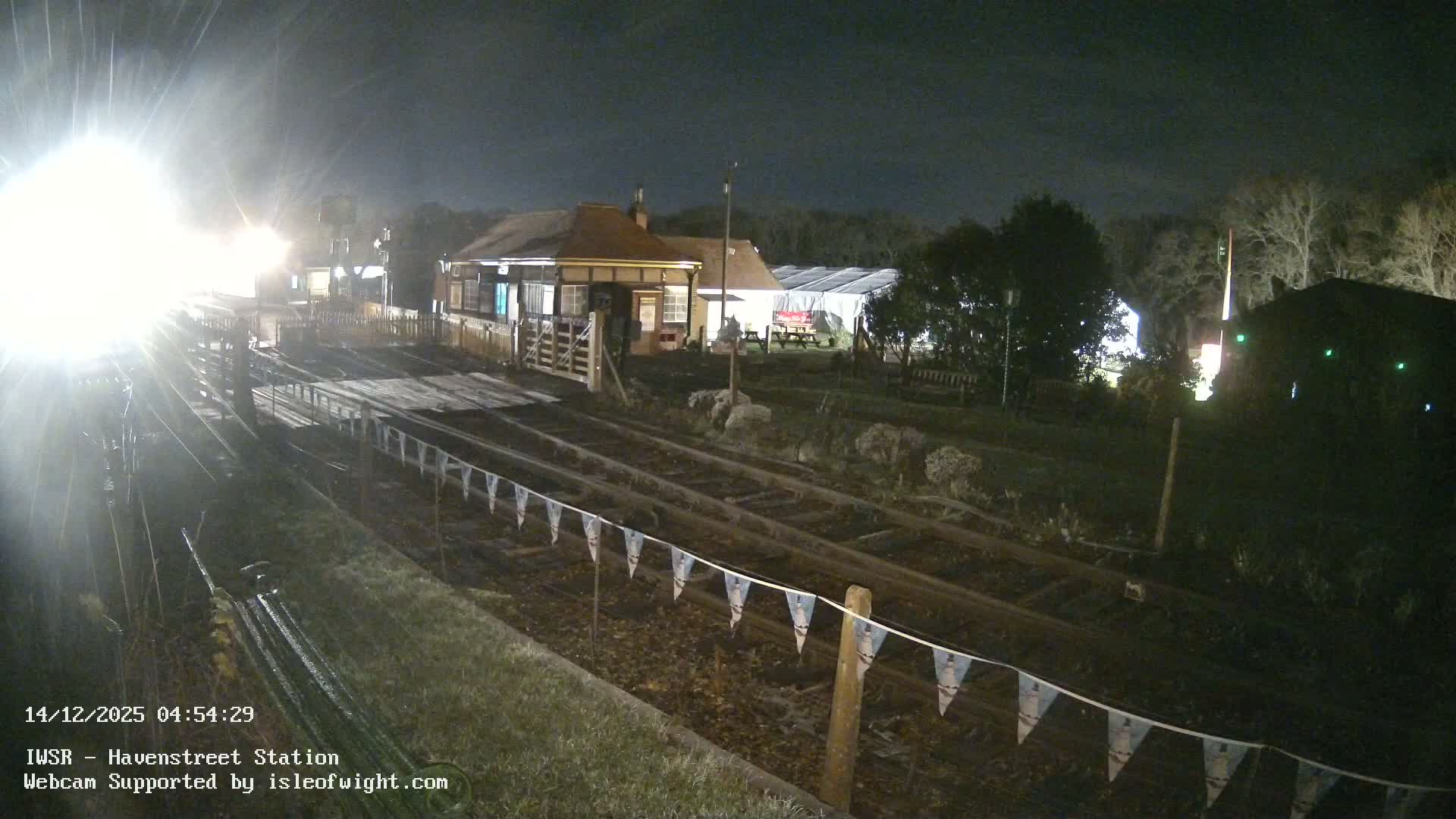 Isle of Wight Steam Railway, Havenstreet Train Station Live Cam - Havenstreet & Ashey, Isle of Wight, Southeast, England, United Kingdom