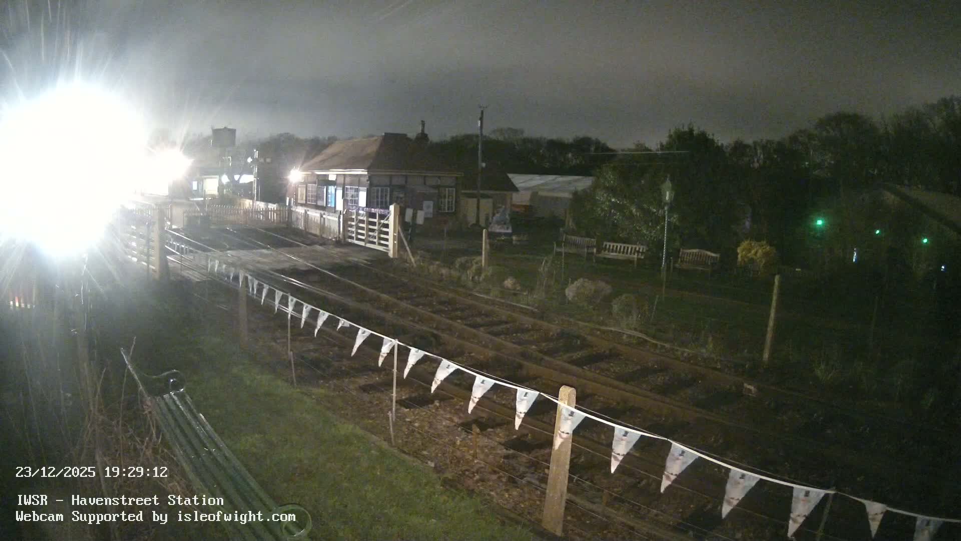 Isle of Wight Steam Railway, Havenstreet Train Station Live Cam - Havenstreet & Ashey, Isle of Wight, Southeast, England, United Kingdom