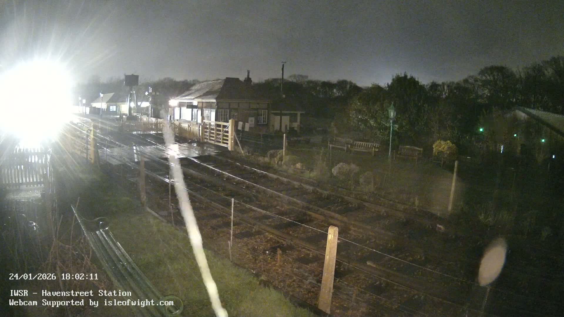 Isle of Wight Steam Railway, Havenstreet Train Station Live Cam - Havenstreet & Ashey, Isle of Wight, Southeast, England, United Kingdom