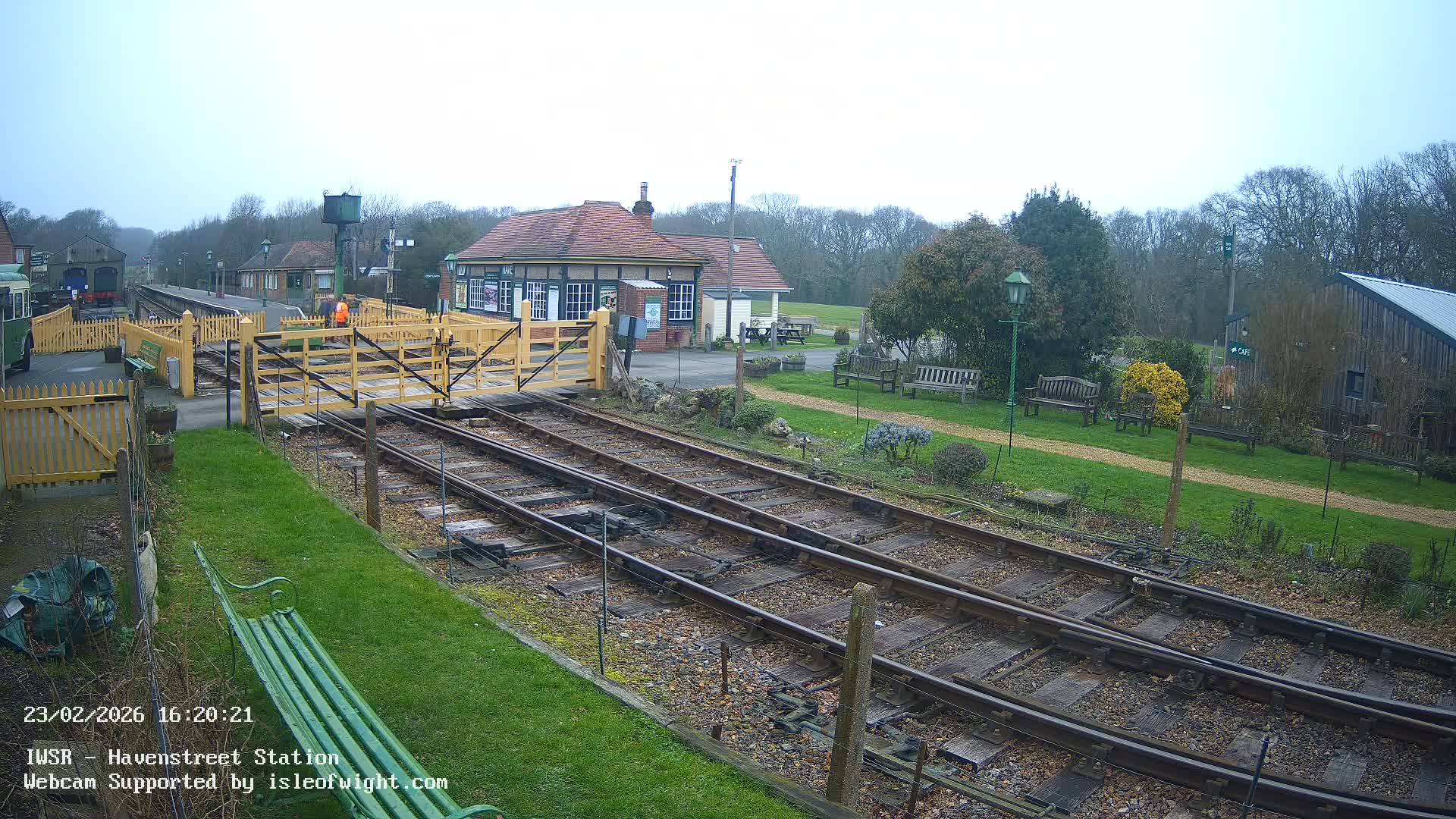 Isle of Wight Steam Railway, Havenstreet Train Station Live Cam - Havenstreet & Ashey, Isle of Wight, Southeast, England, United Kingdom