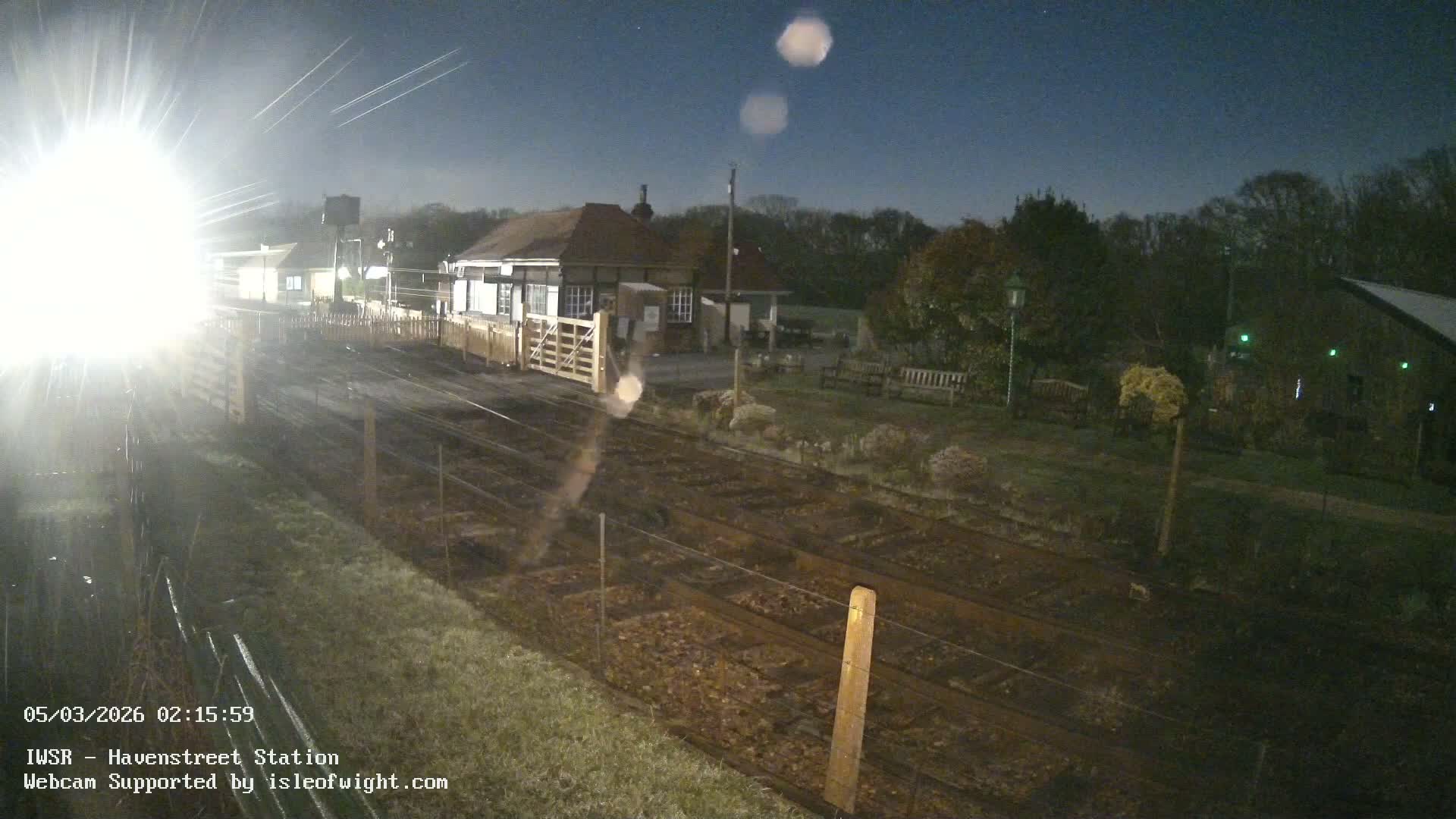 Isle of Wight Steam Railway, Havenstreet Train Station Live Cam - Havenstreet & Ashey, Isle of Wight, Southeast, England, United Kingdom