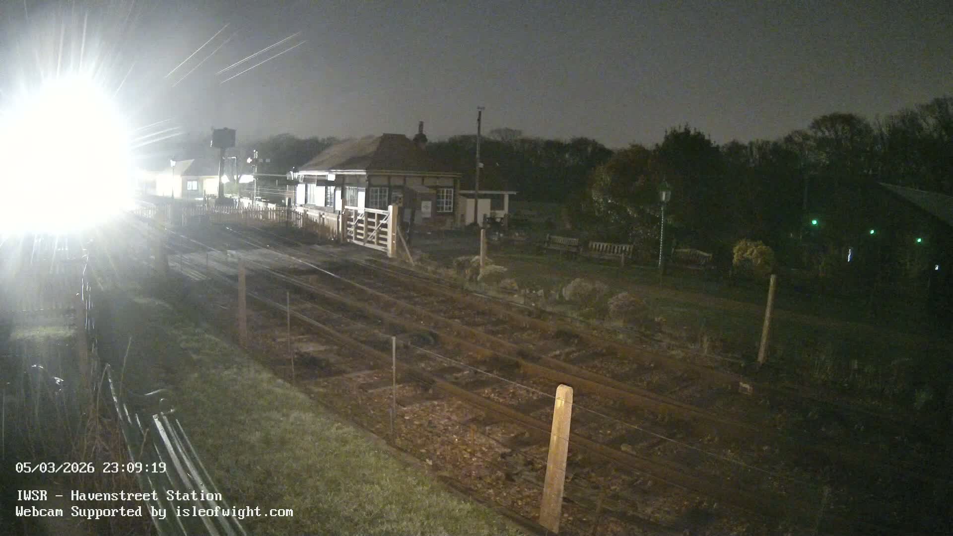Isle of Wight Steam Railway, Havenstreet Train Station Live Cam - Havenstreet & Ashey, Isle of Wight, Southeast, England, United Kingdom