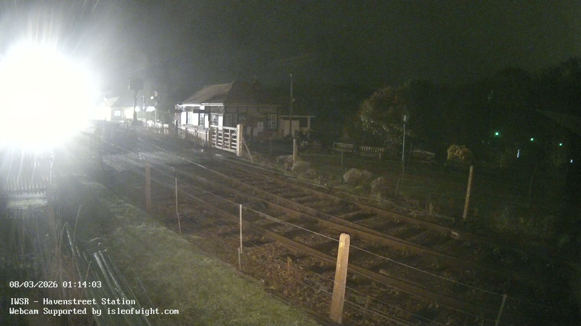 Isle of Wight Steam Railway, Havenstreet Train Station Live Cam - Havenstreet & Ashey, Isle of Wight, Southeast, England, United Kingdom