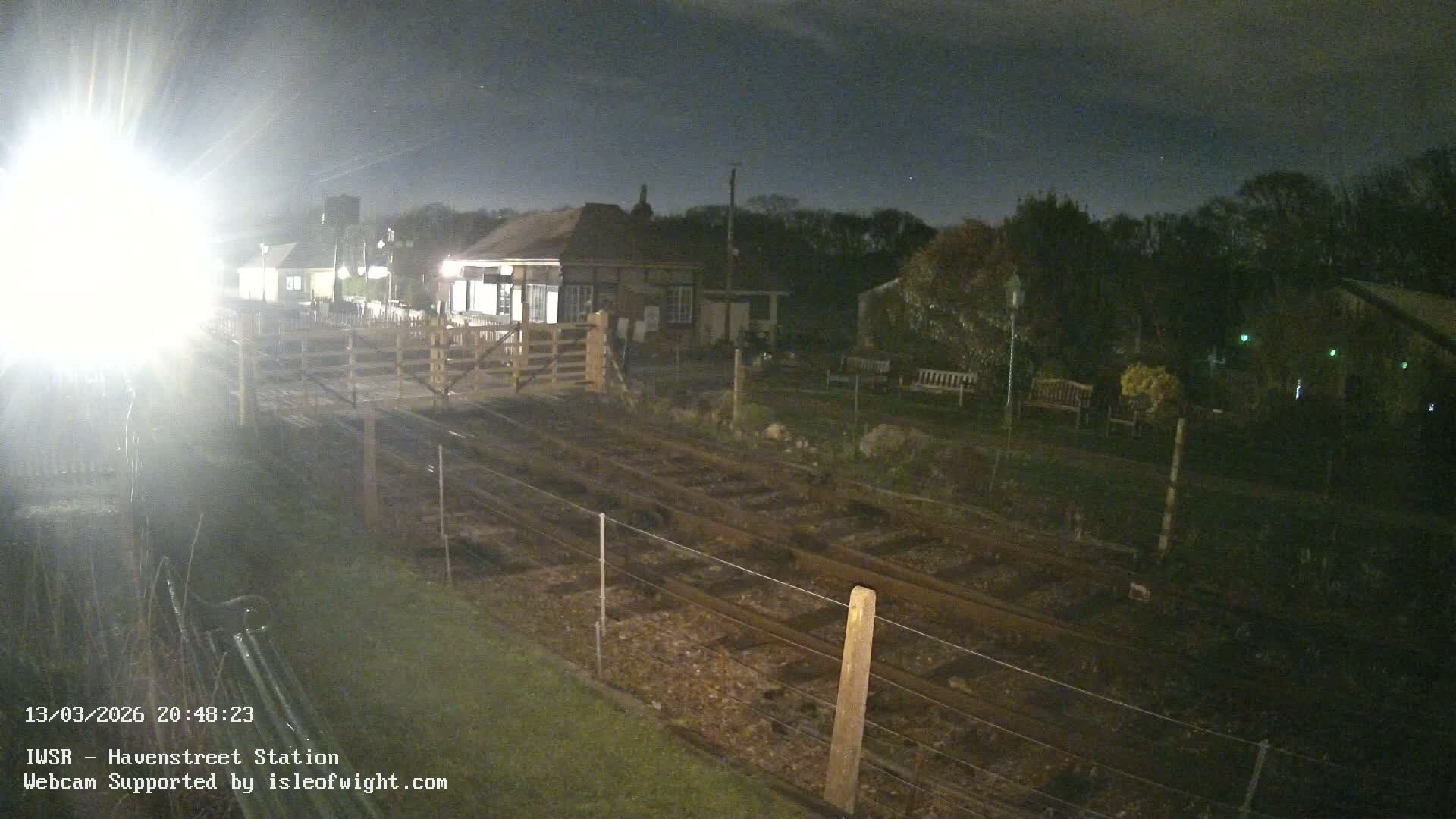 Isle of Wight Steam Railway, Havenstreet Train Station Live Cam - Havenstreet & Ashey, Isle of Wight, Southeast, England, United Kingdom