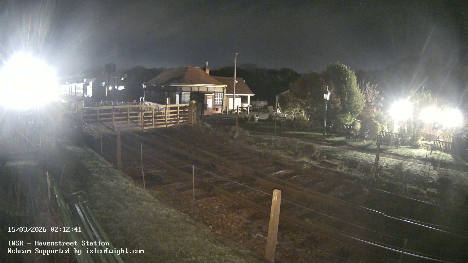 Isle of Wight Steam Railway, Havenstreet Train Station Live Cam - Havenstreet & Ashey, Isle of Wight, Southeast, England, United Kingdom