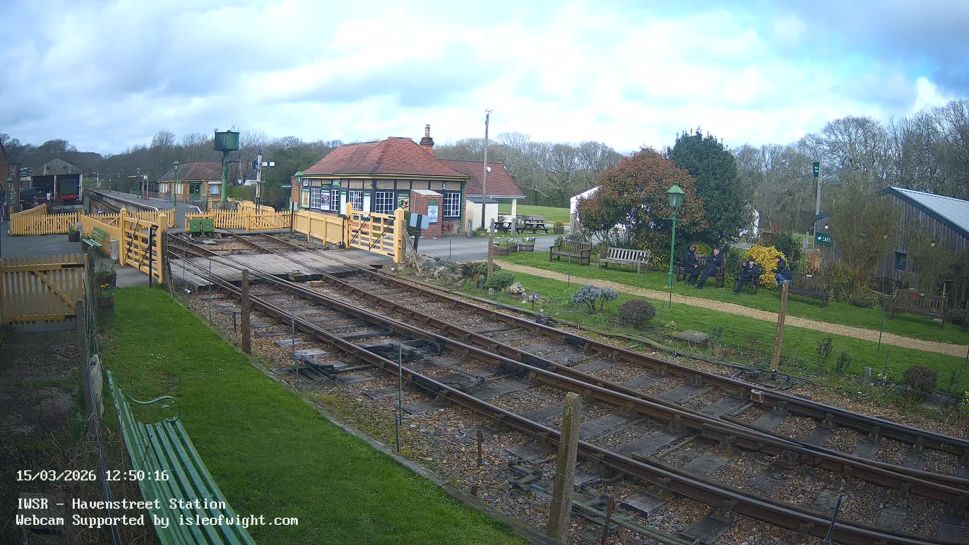 Isle of Wight Steam Railway, Havenstreet Train Station Live Cam - Havenstreet & Ashey, Isle of Wight, Southeast, England, United Kingdom