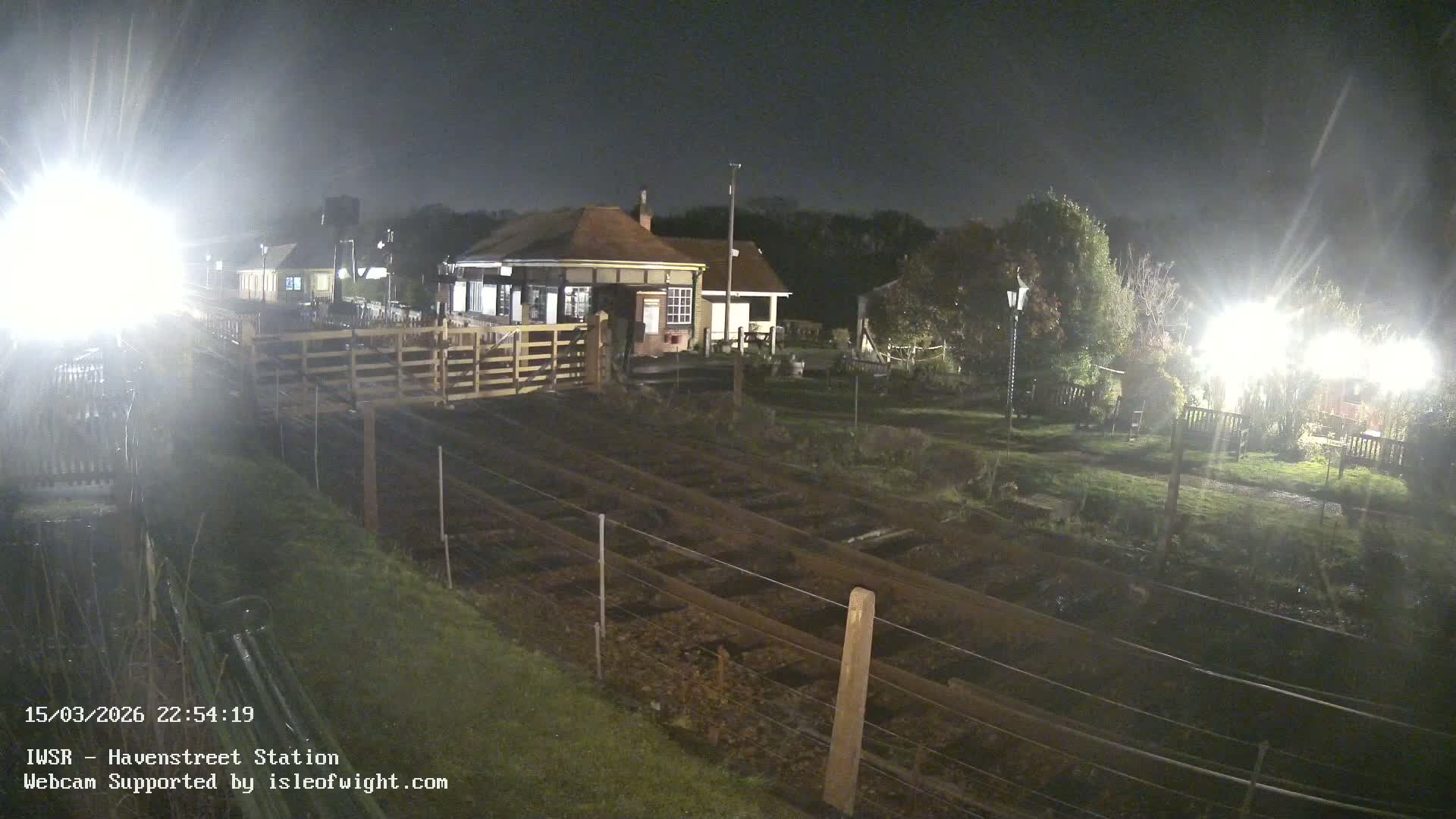 Isle of Wight Steam Railway, Havenstreet Train Station Live Cam - Havenstreet & Ashey, Isle of Wight, Southeast, England, United Kingdom