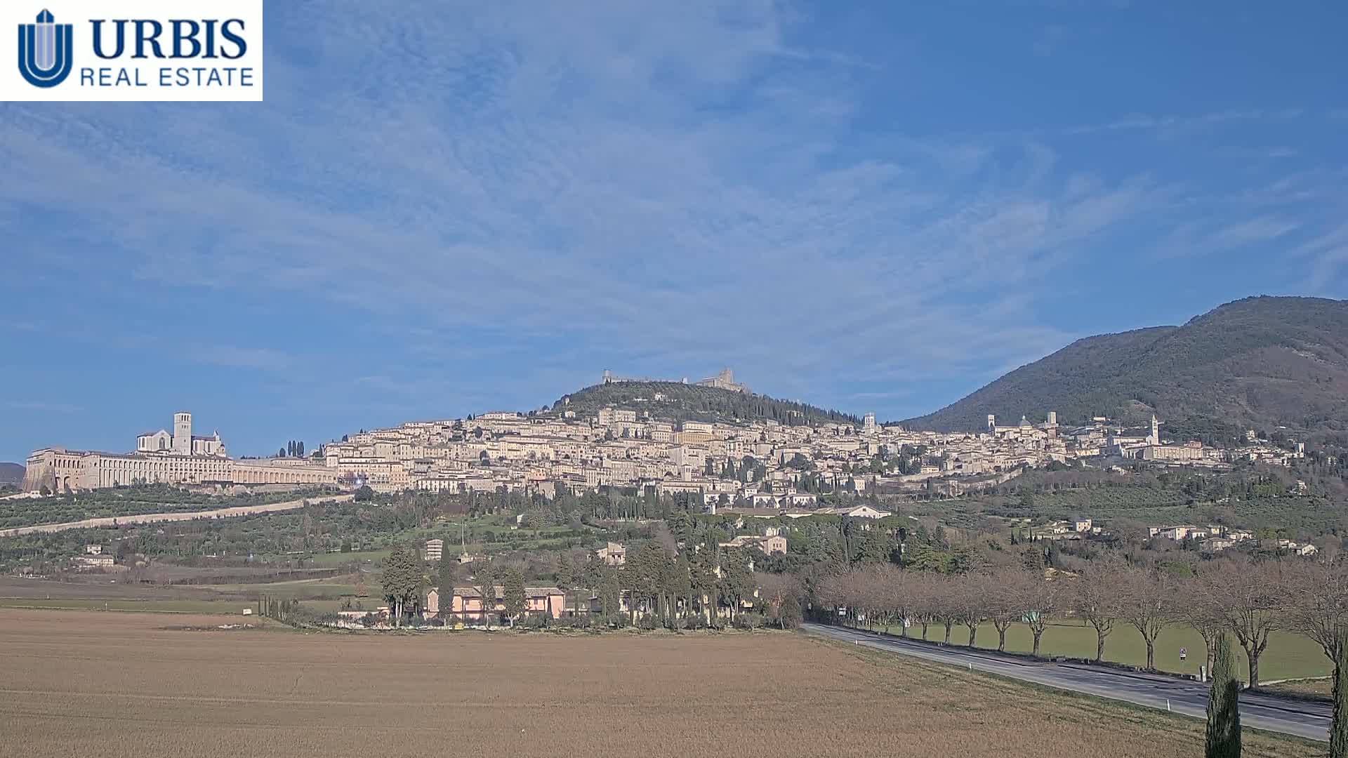 Assisi City Live Cam - Perugia, Umbria, Italy