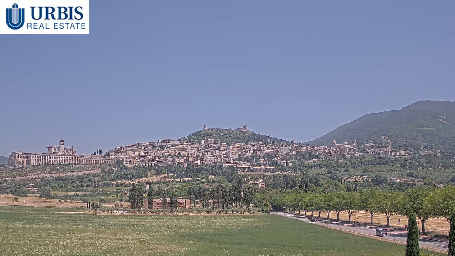 Assisi City Live Cam - Perugia, Umbria, Italy