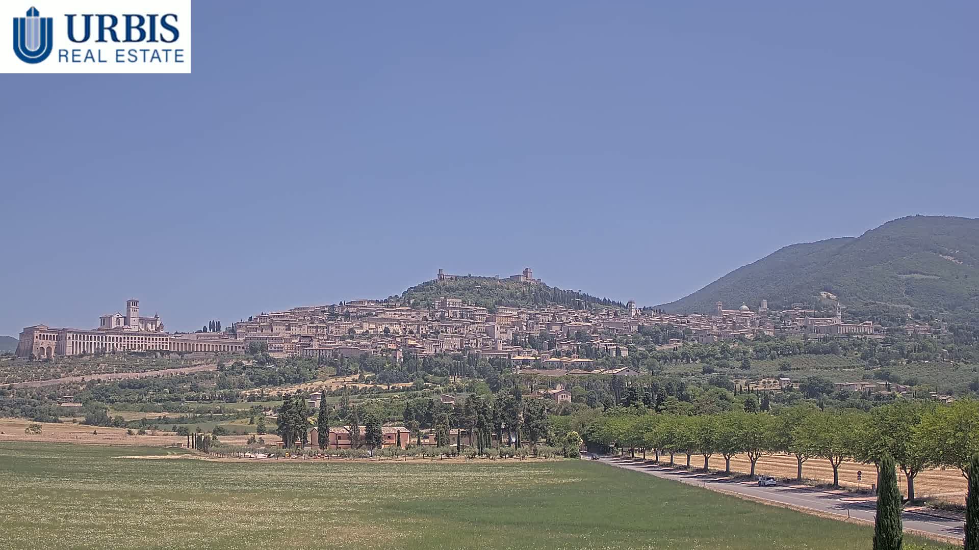 Assisi City Live Cam - Perugia, Umbria, Italy