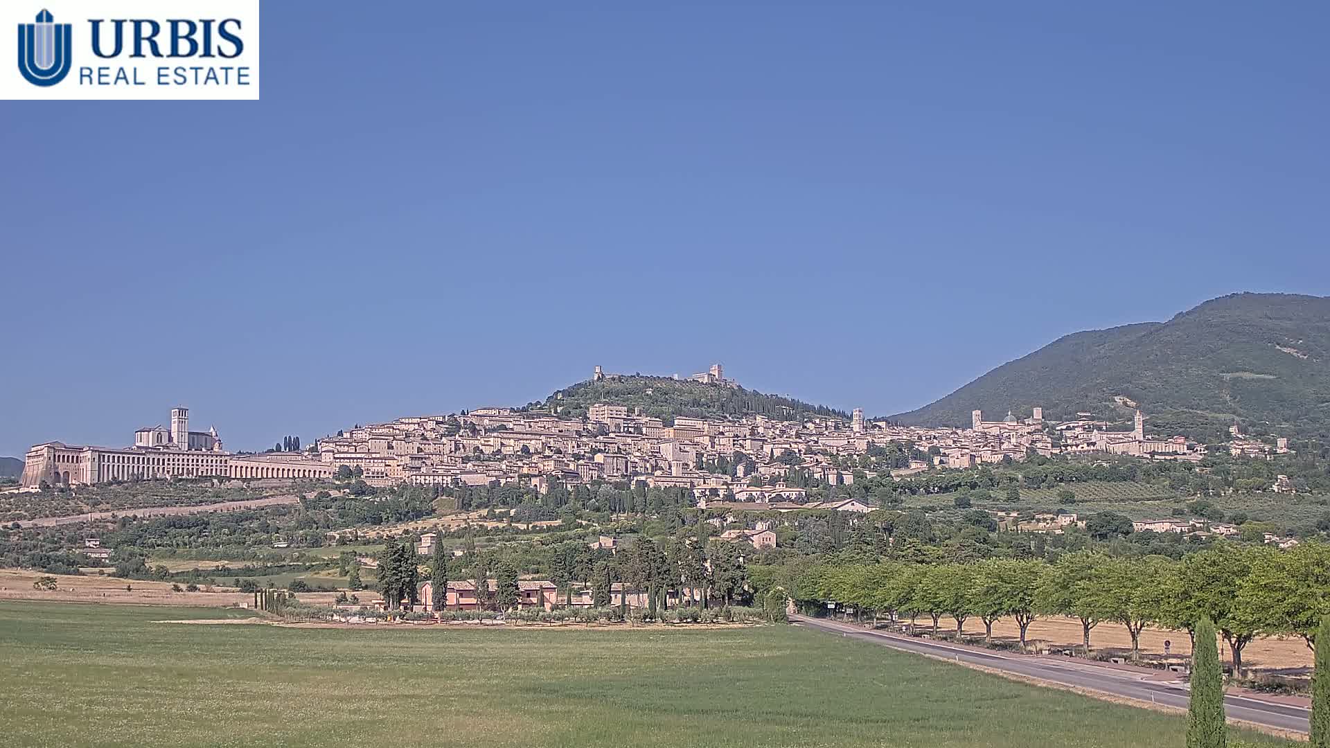 Assisi City Live Cam - Perugia, Umbria, Italy