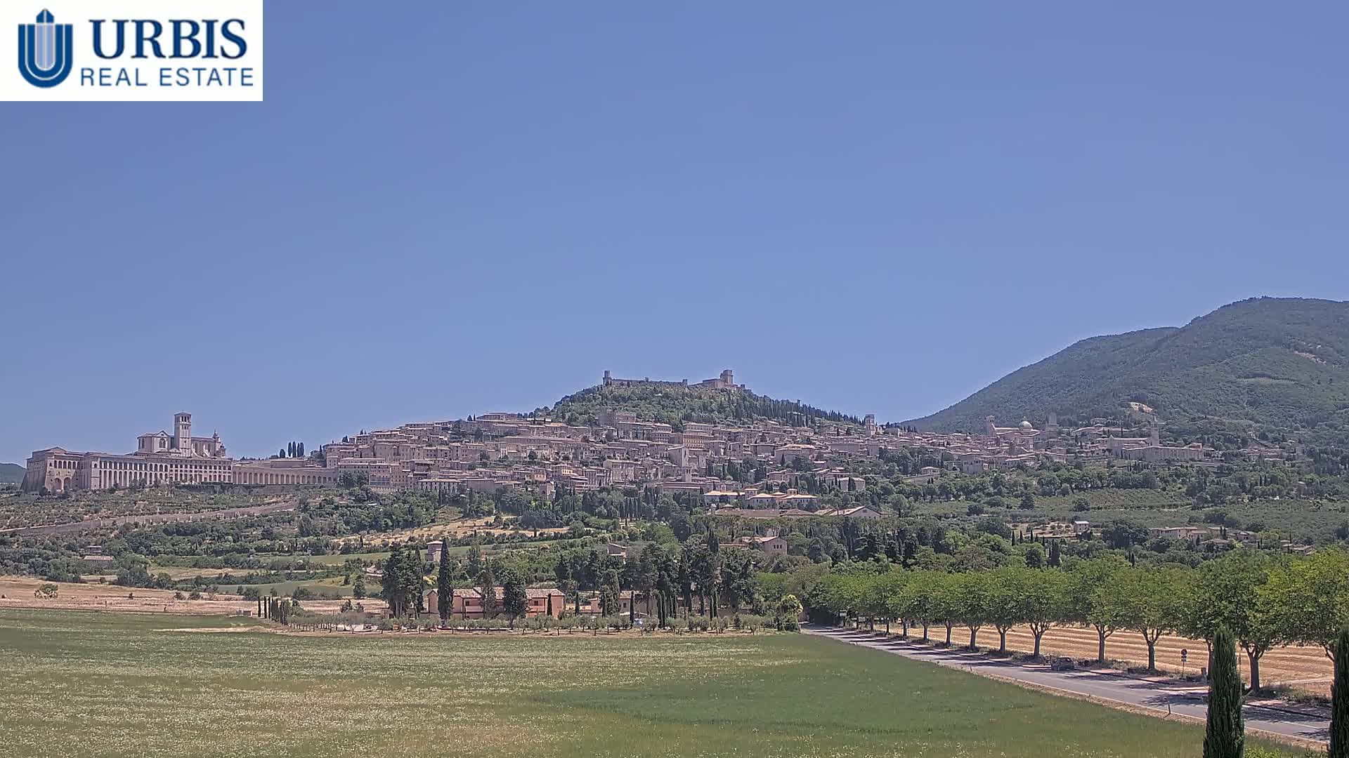 Assisi City Live Cam - Perugia, Umbria, Italy