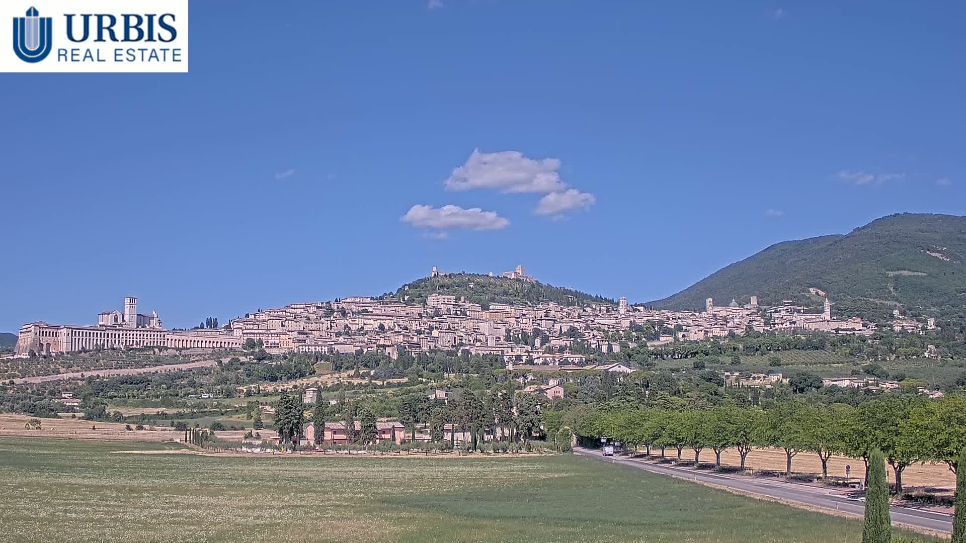 Assisi City Live Cam - Perugia, Umbria, Italy
