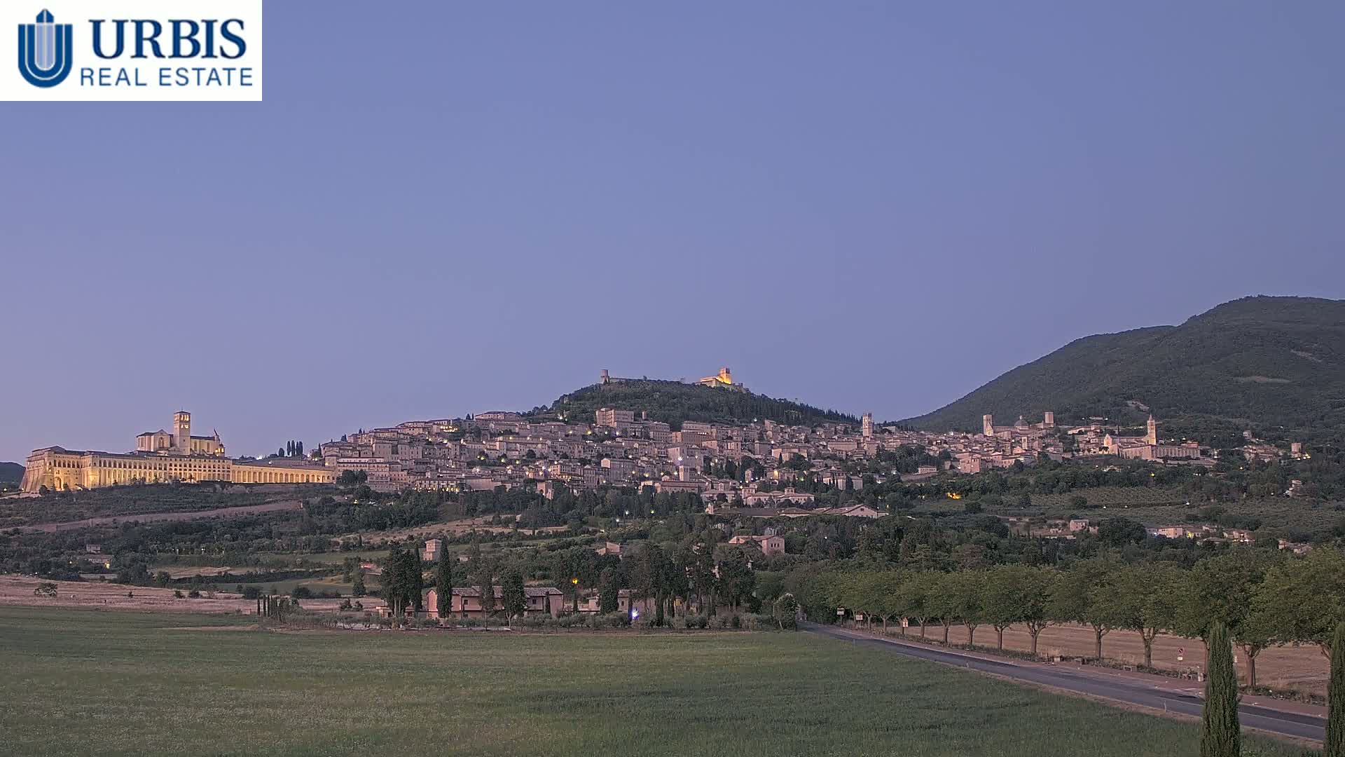 Assisi City Live Cam - Perugia, Umbria, Italy