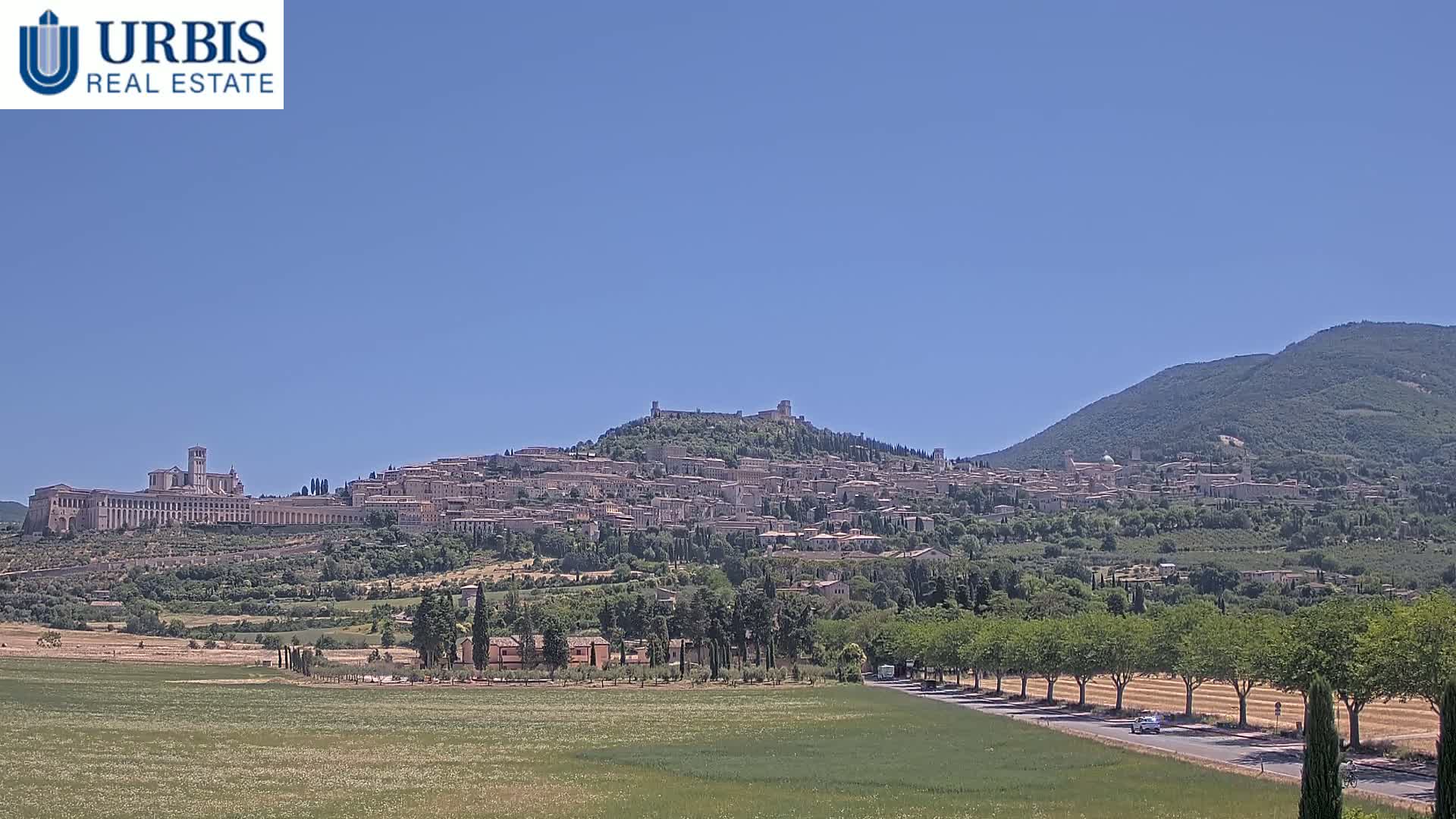 Assisi City Live Cam - Perugia, Umbria, Italy