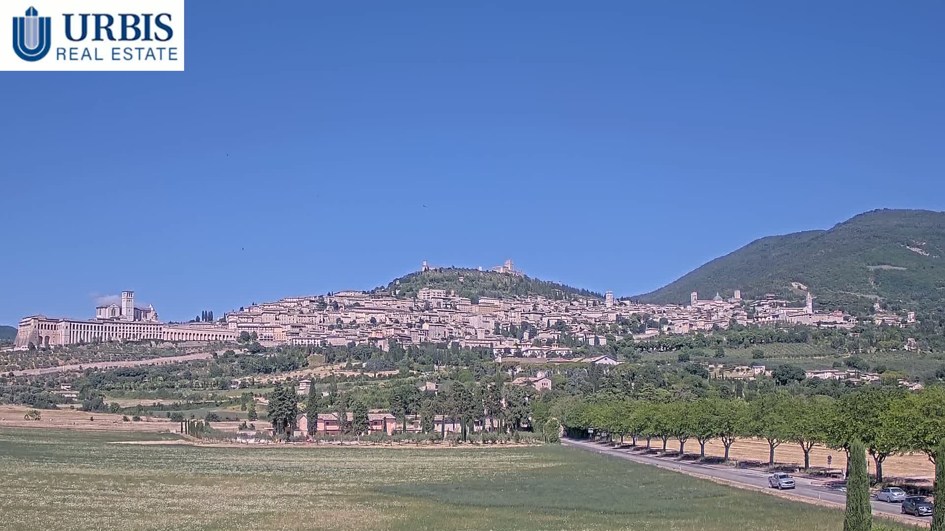 Assisi City Live Cam - Perugia, Umbria, Italy