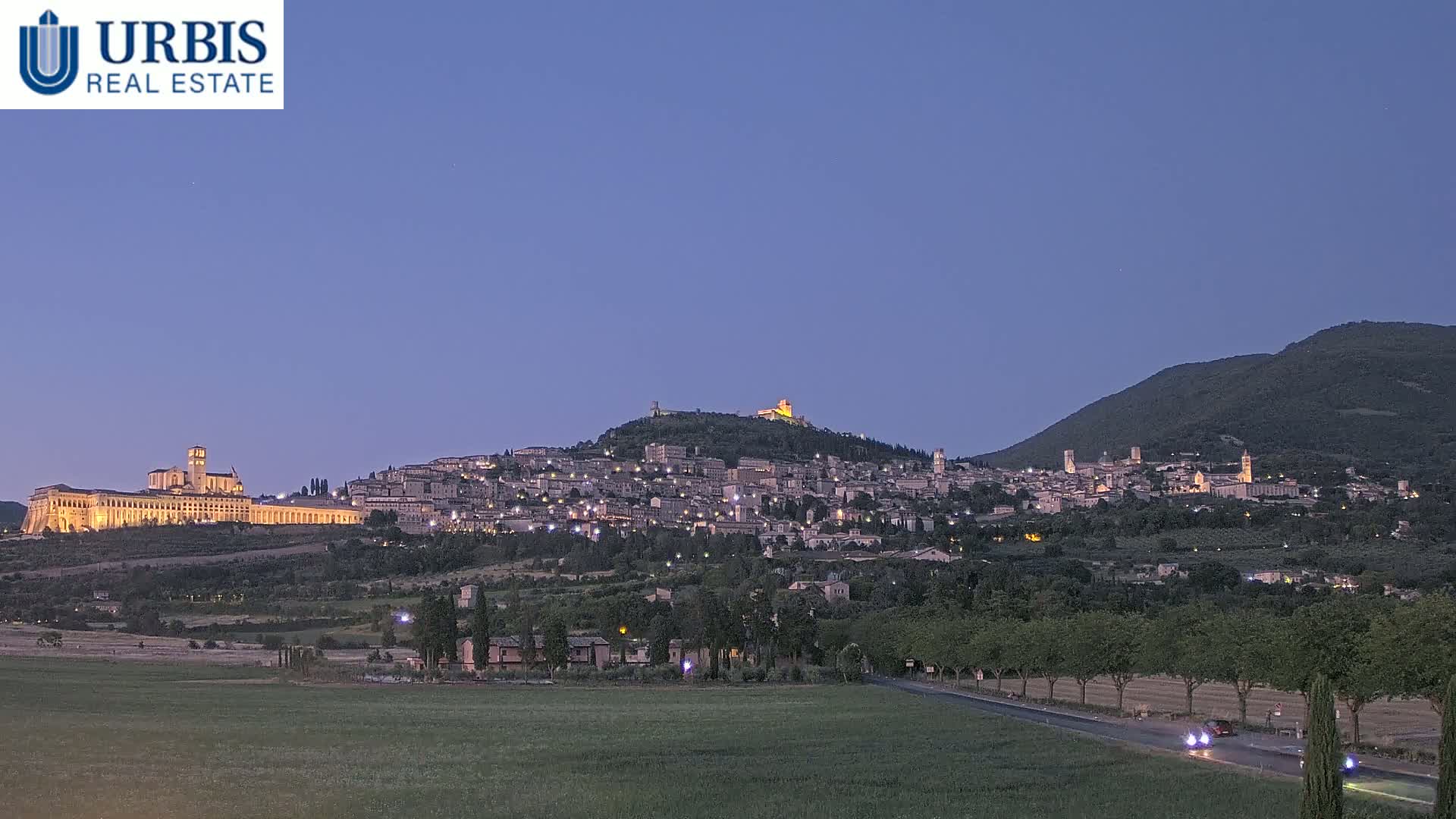 Assisi City Live Cam - Perugia, Umbria, Italy