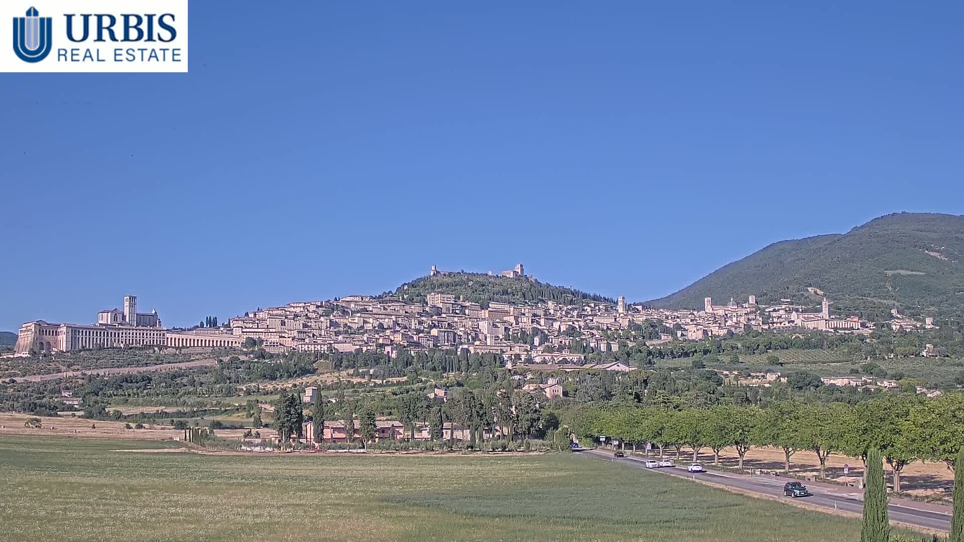 Assisi City Live Cam - Perugia, Umbria, Italy