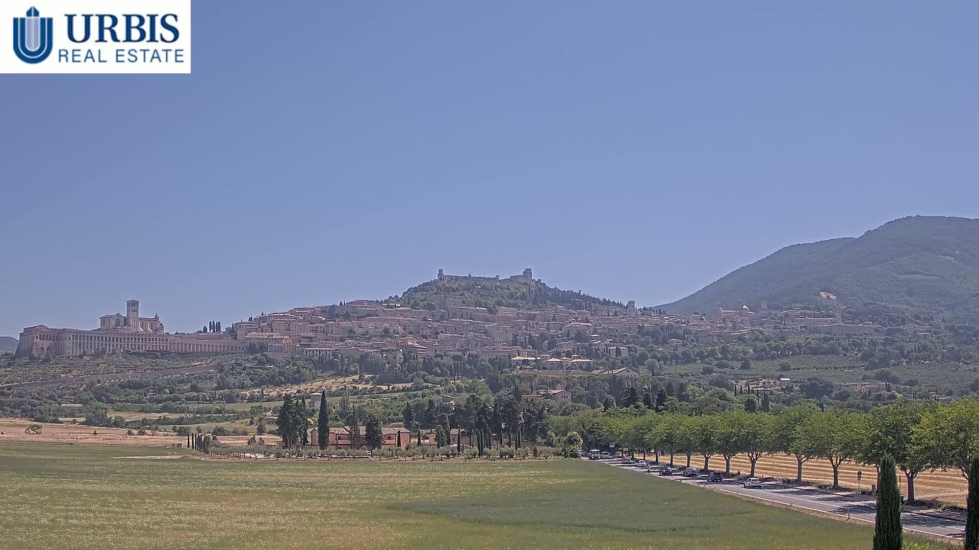 Assisi City Live Cam - Perugia, Umbria, Italy