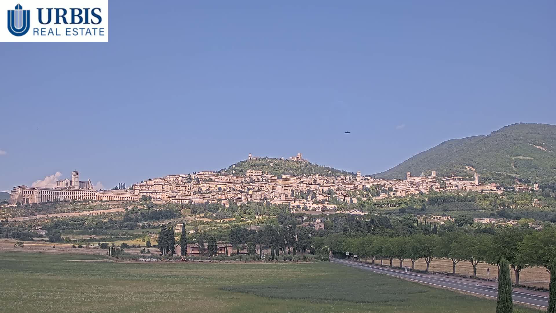 Assisi City Live Cam - Perugia, Umbria, Italy