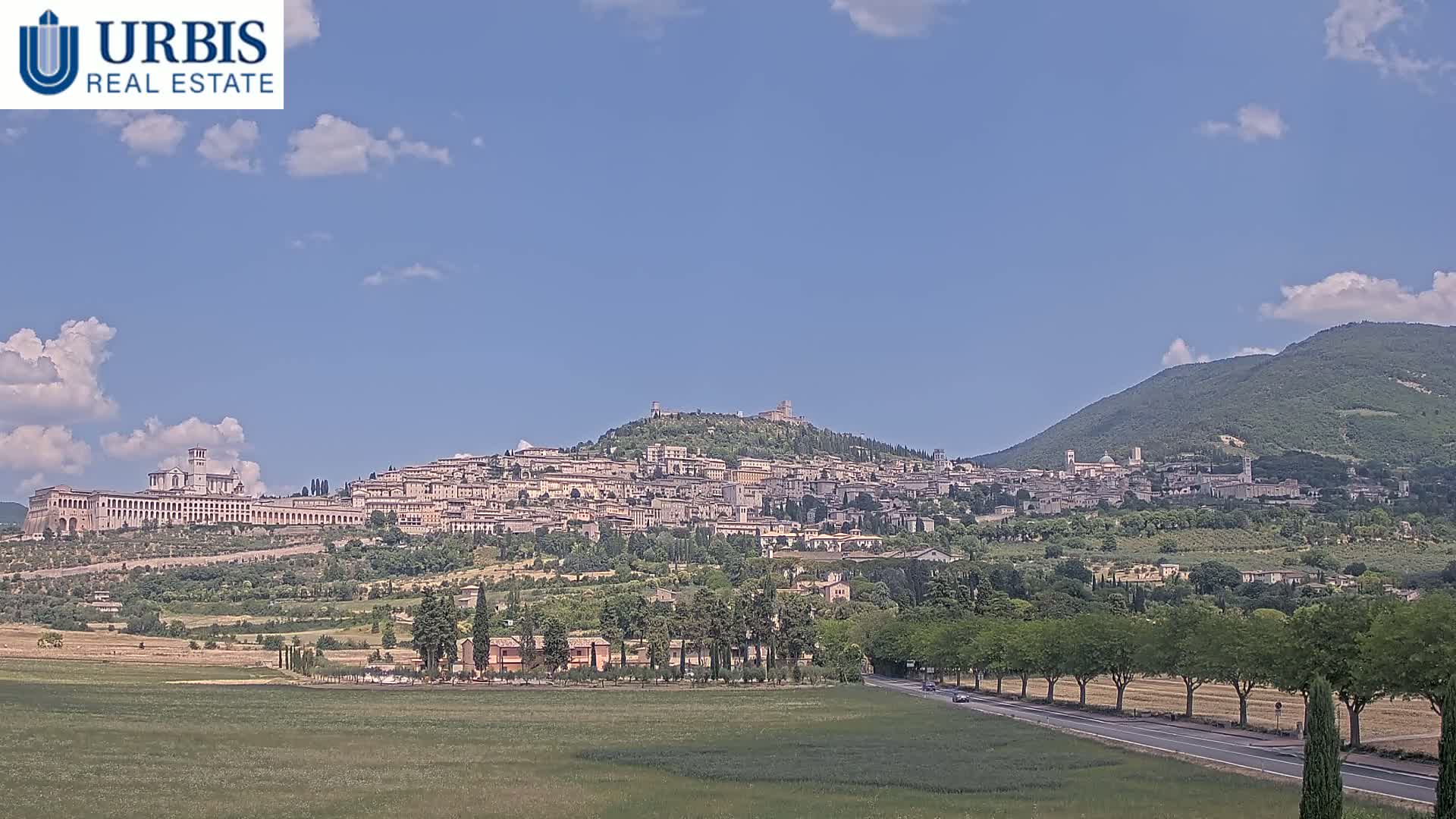 Assisi City Live Cam - Perugia, Umbria, Italy