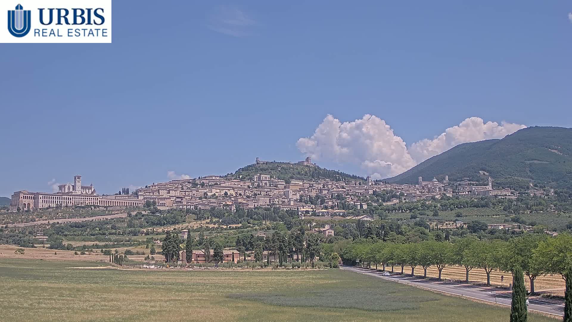 Assisi City Live Cam - Perugia, Umbria, Italy