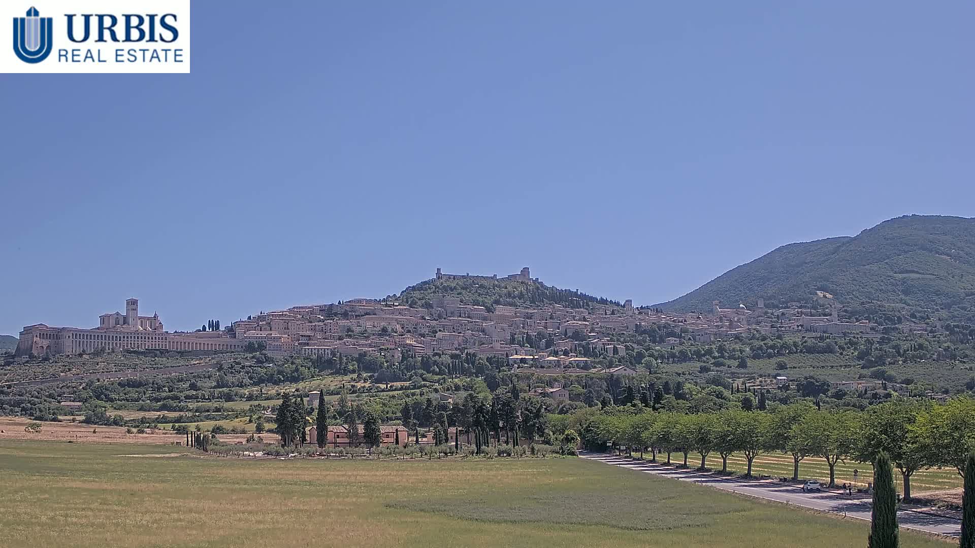 Assisi City Live Cam - Perugia, Umbria, Italy