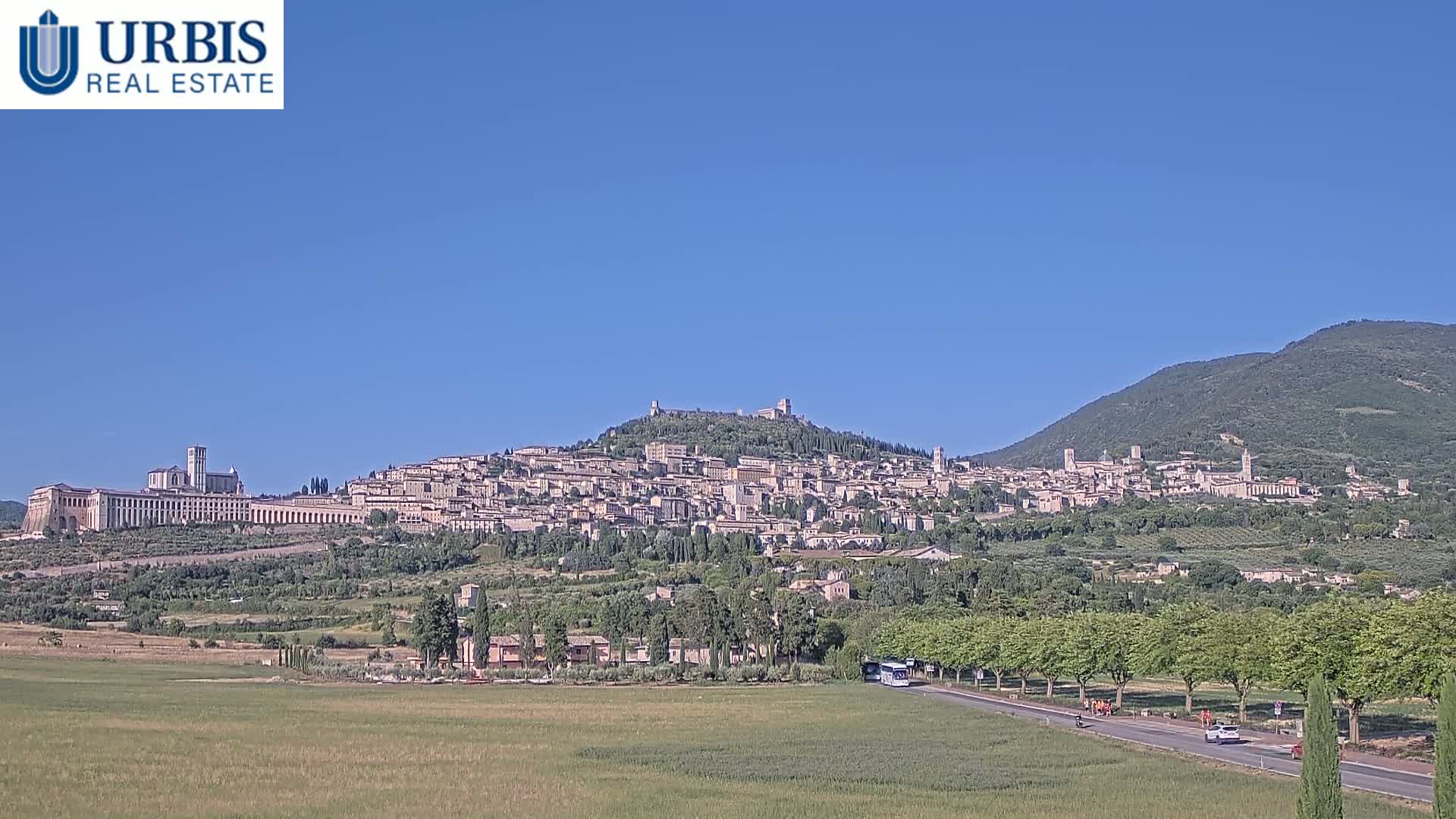 Assisi City Live Cam - Perugia, Umbria, Italy