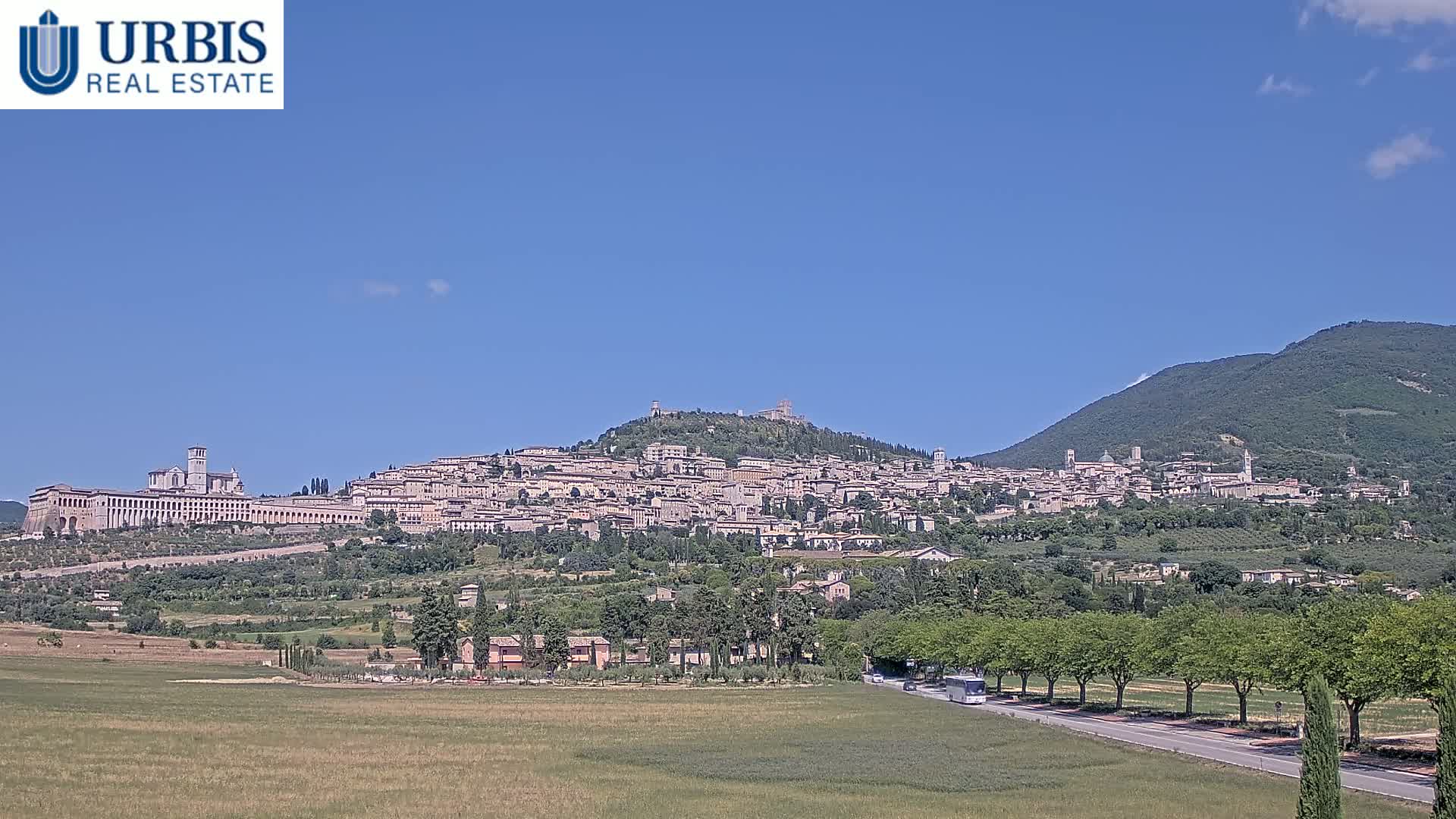 Assisi City Live Cam - Perugia, Umbria, Italy