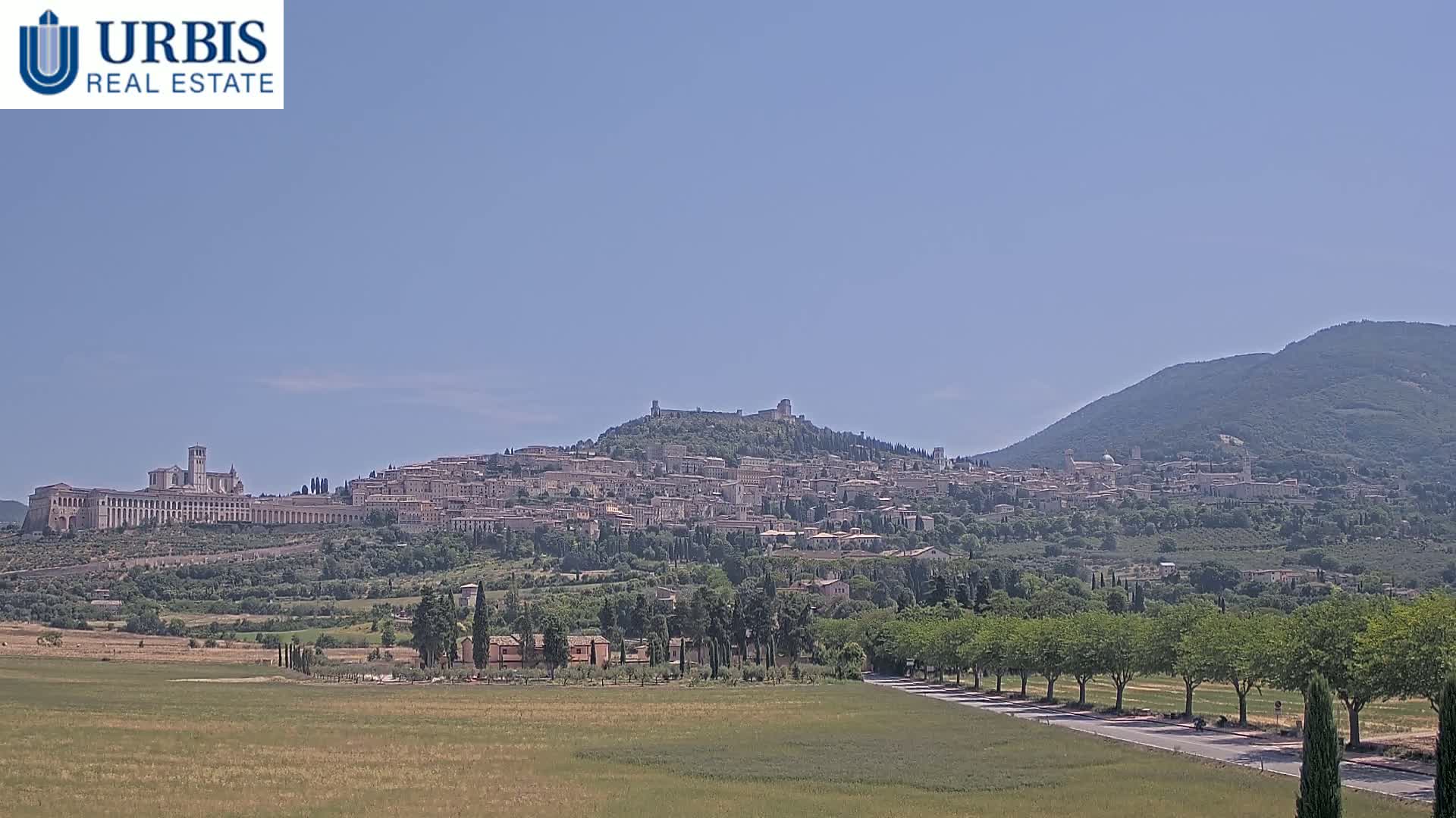 Assisi City Live Cam - Perugia, Umbria, Italy