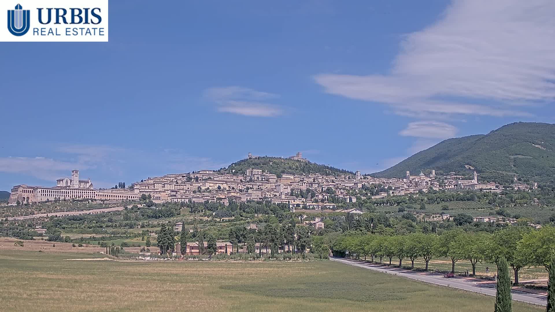 Assisi City Live Cam - Perugia, Umbria, Italy