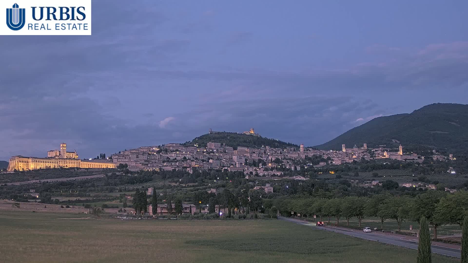 Assisi City Live Cam - Perugia, Umbria, Italy
