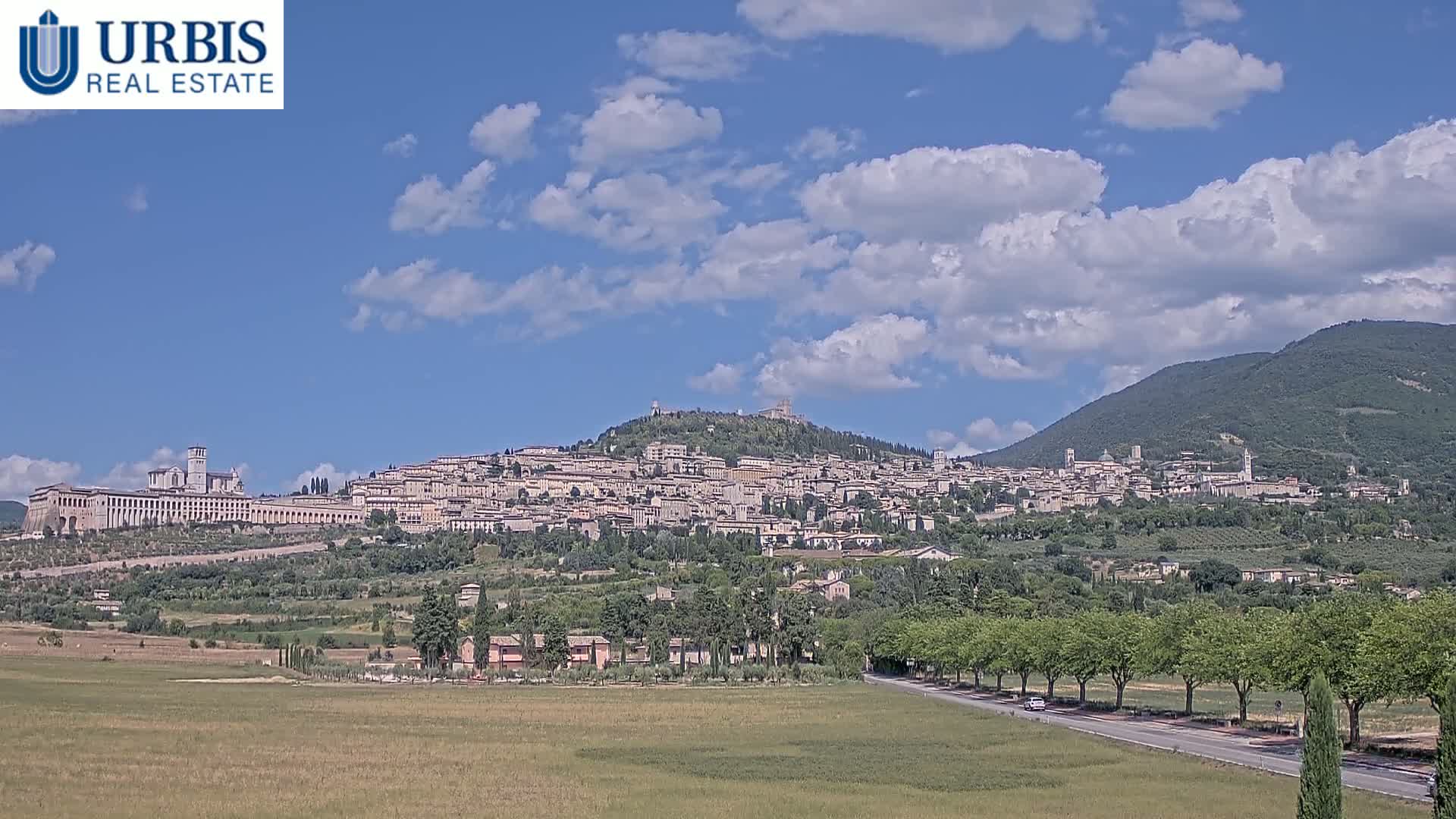 Assisi City Live Cam - Perugia, Umbria, Italy