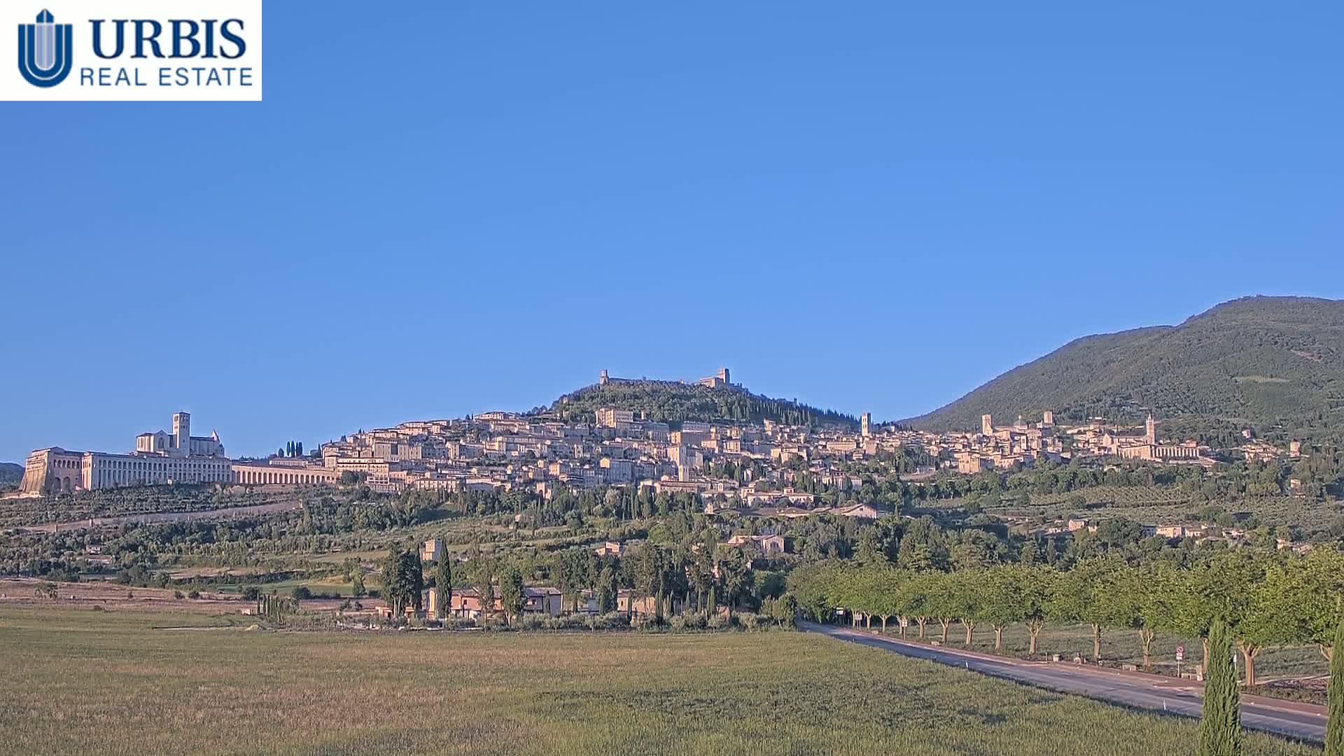 Assisi City Live Cam - Perugia, Umbria, Italy