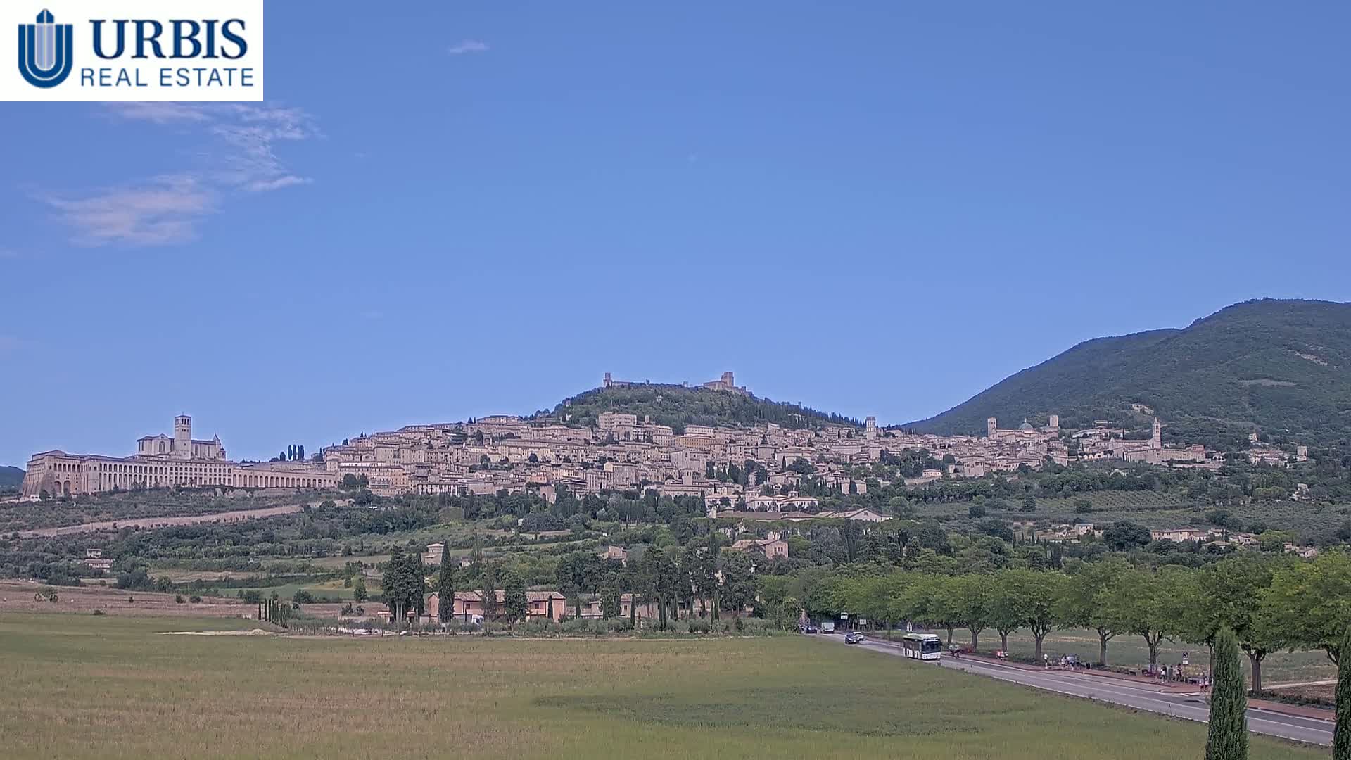 Assisi City Live Cam - Perugia, Umbria, Italy
