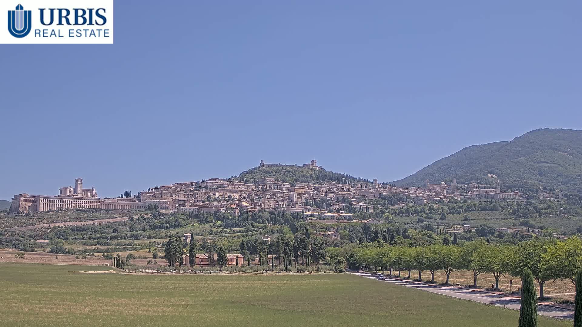 Assisi City Live Cam - Perugia, Umbria, Italy