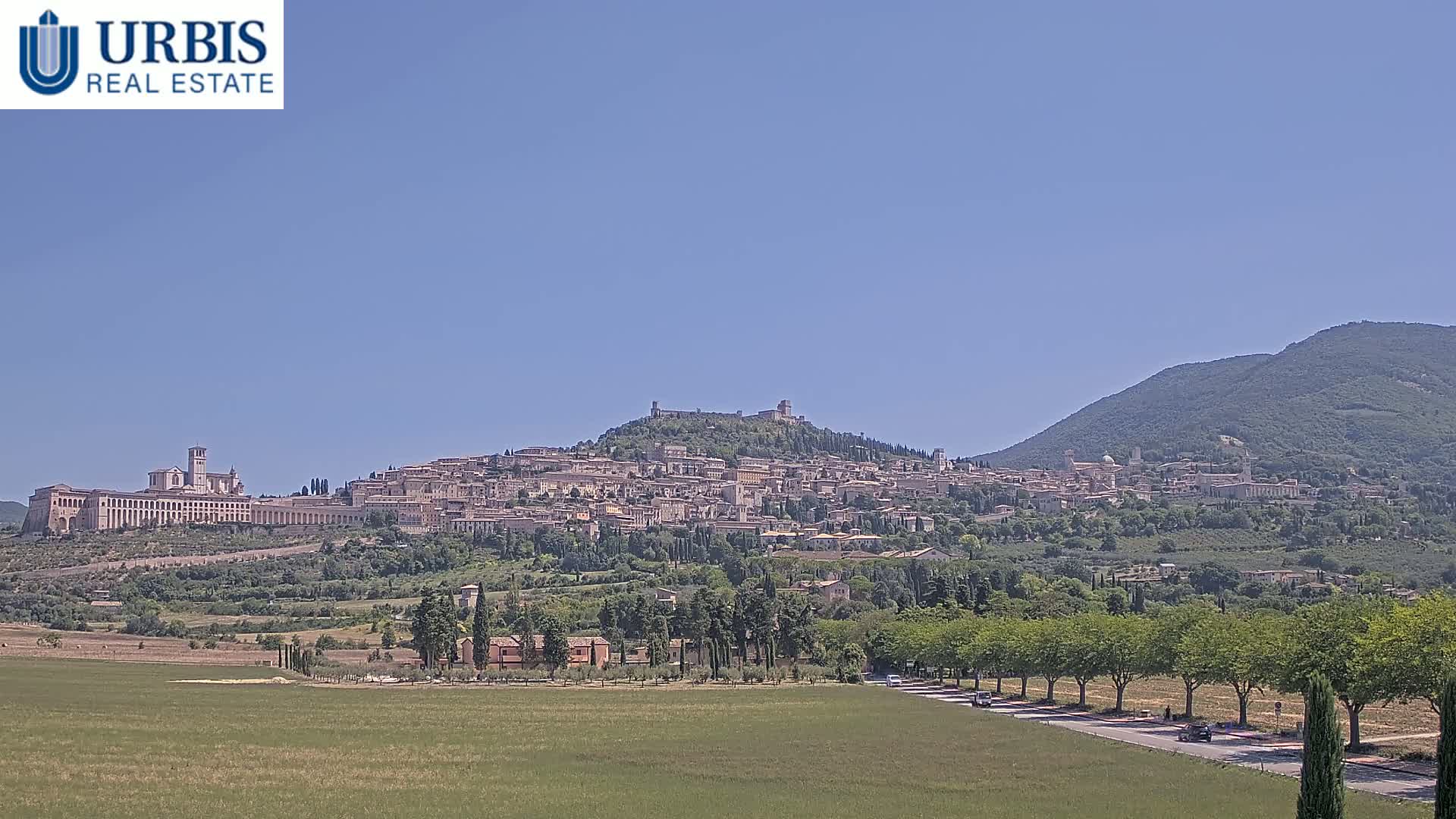 Assisi City Live Cam - Perugia, Umbria, Italy