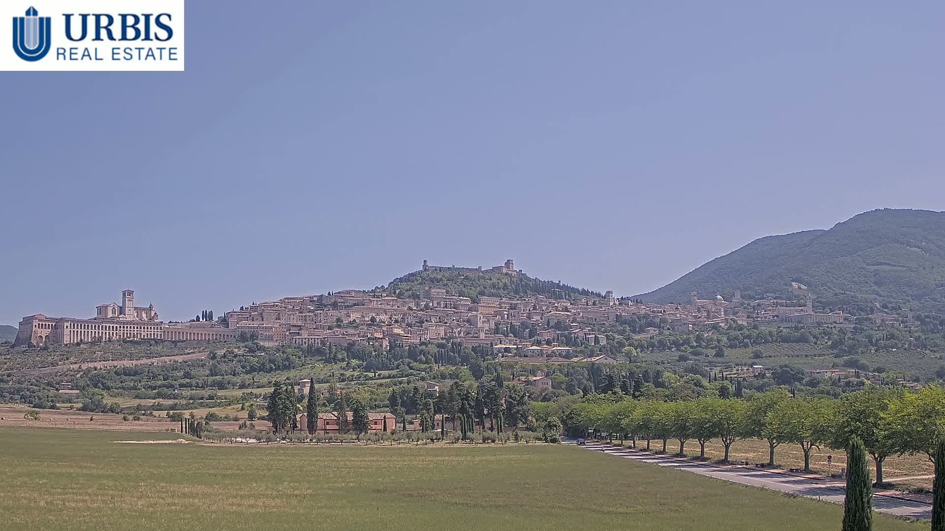 Assisi City Live Cam - Perugia, Umbria, Italy